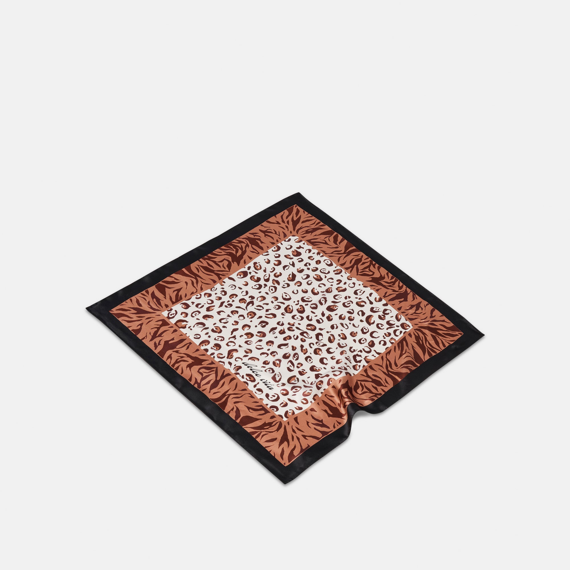 ANIMAL PRINT SCARF BROWN MULTI - Image 3