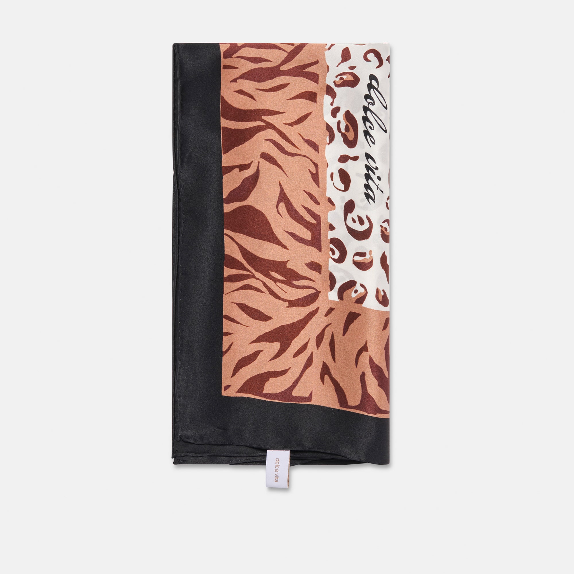 ANIMAL PRINT SCARF BROWN MULTI - Image 7
