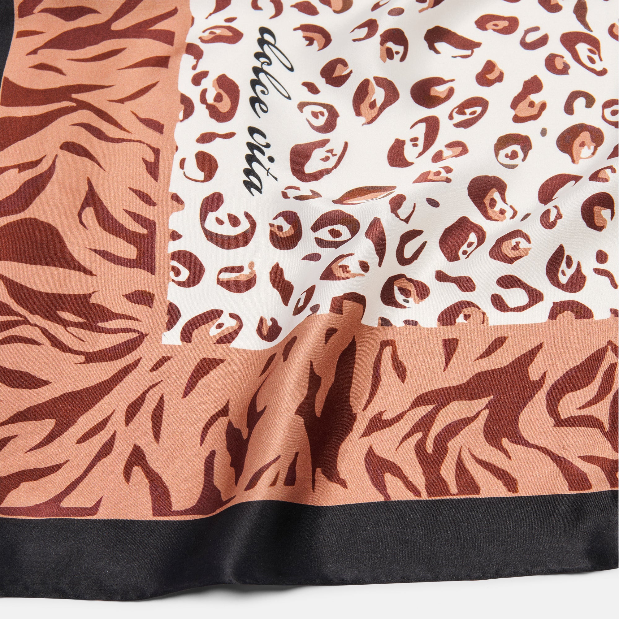 ANIMAL PRINT SCARF BROWN MULTI - Image 5