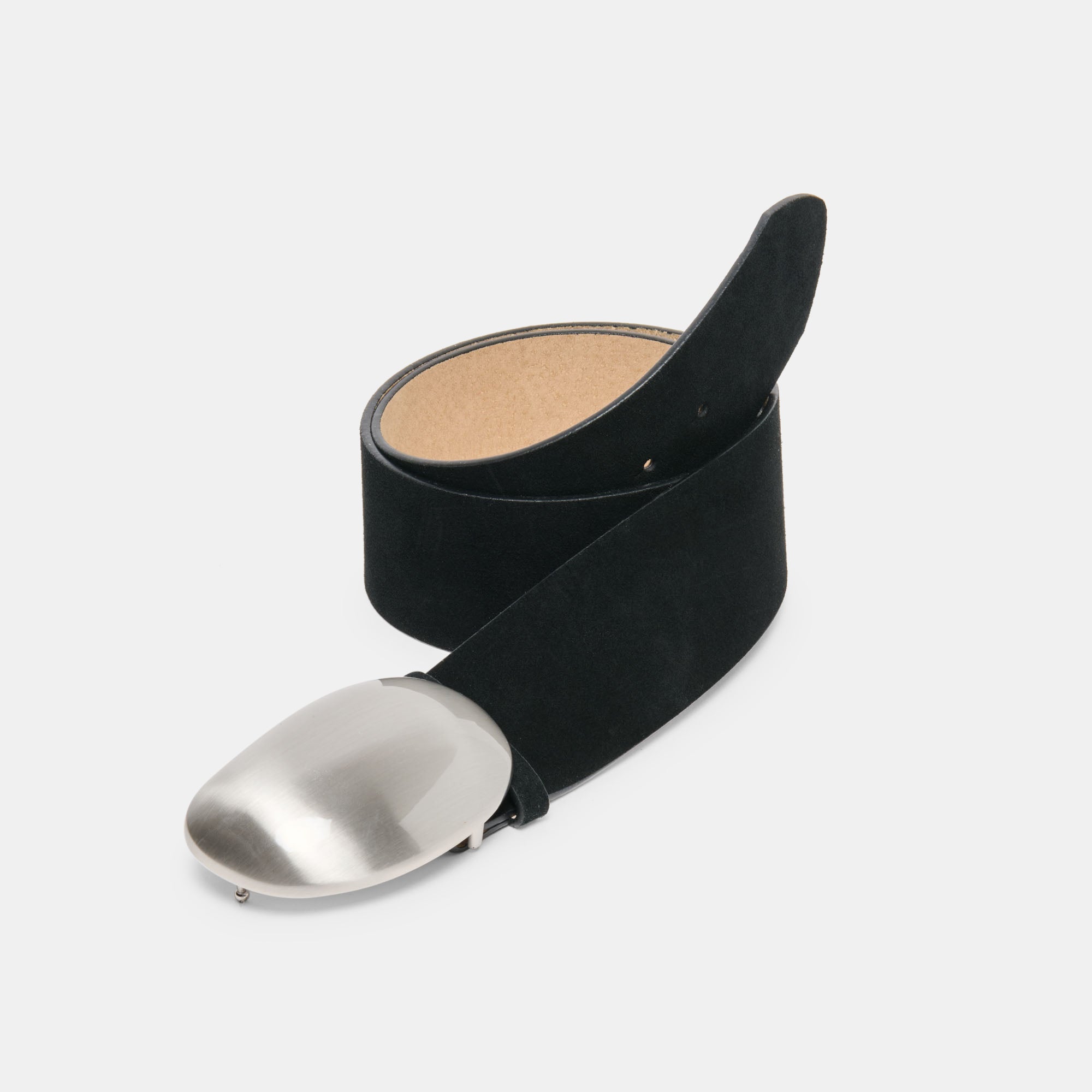 BUBBLE BUCKLE BELT BLACK NICKLE - Image 3
