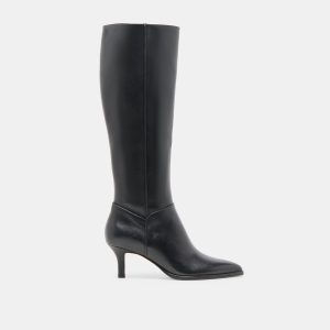 ALDY BOOTS BLACK LEATHER