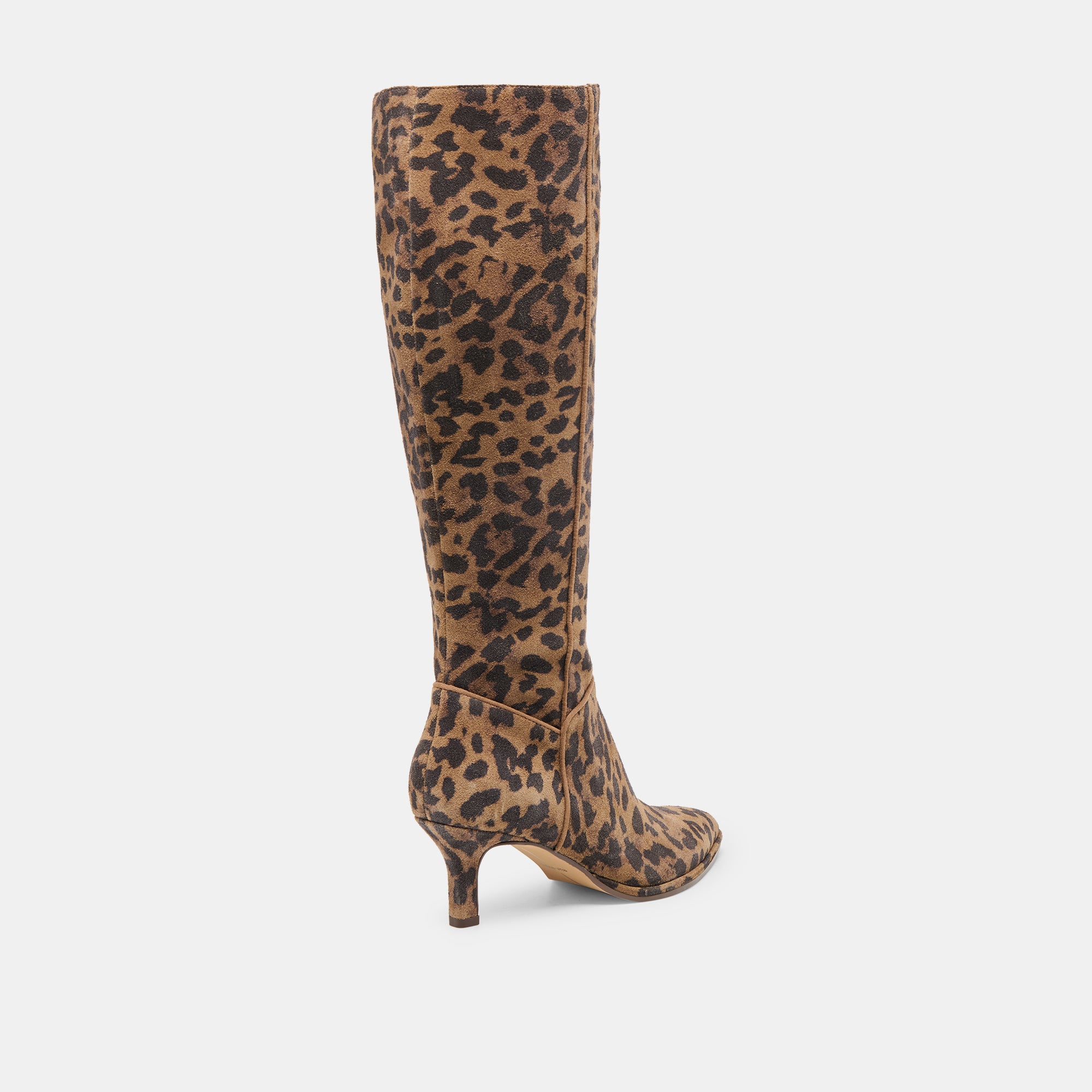 ALDY BOOTS BROWN LEOPARD PRINTED SUEDE - Image 3