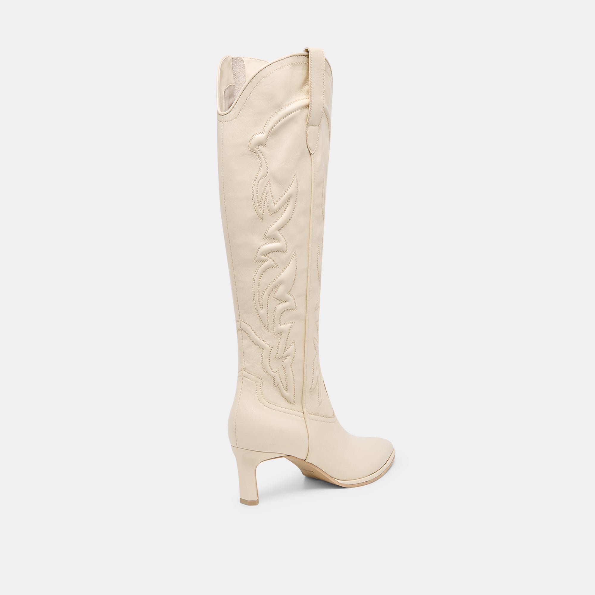 ALISA BOOTS CREME LEATHER - Image 5