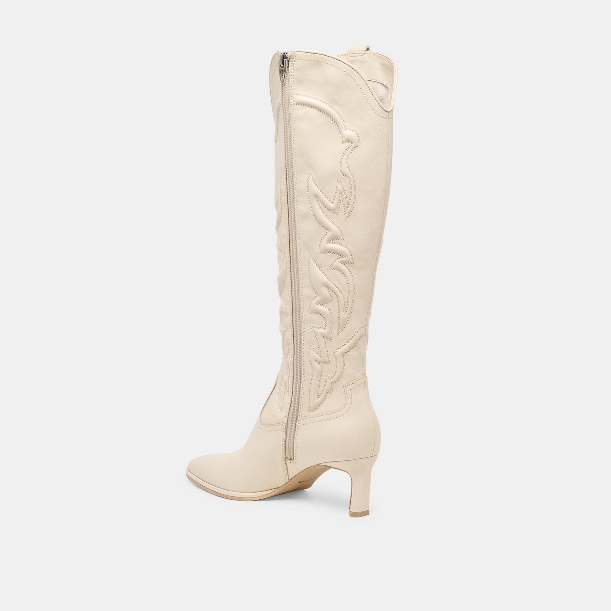 ALISA BOOTS CREME LEATHER - Image 8