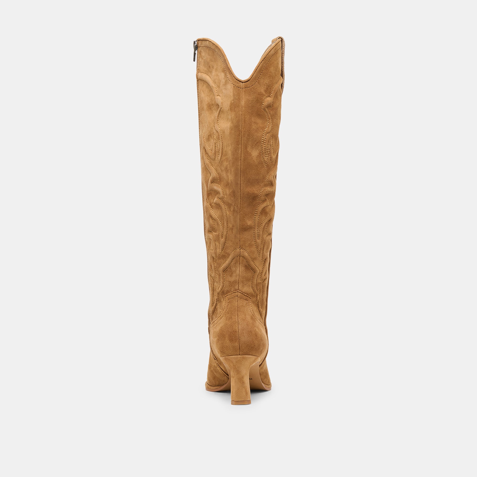 ALISA BOOTS LT BROWN SUEDE - Image 7