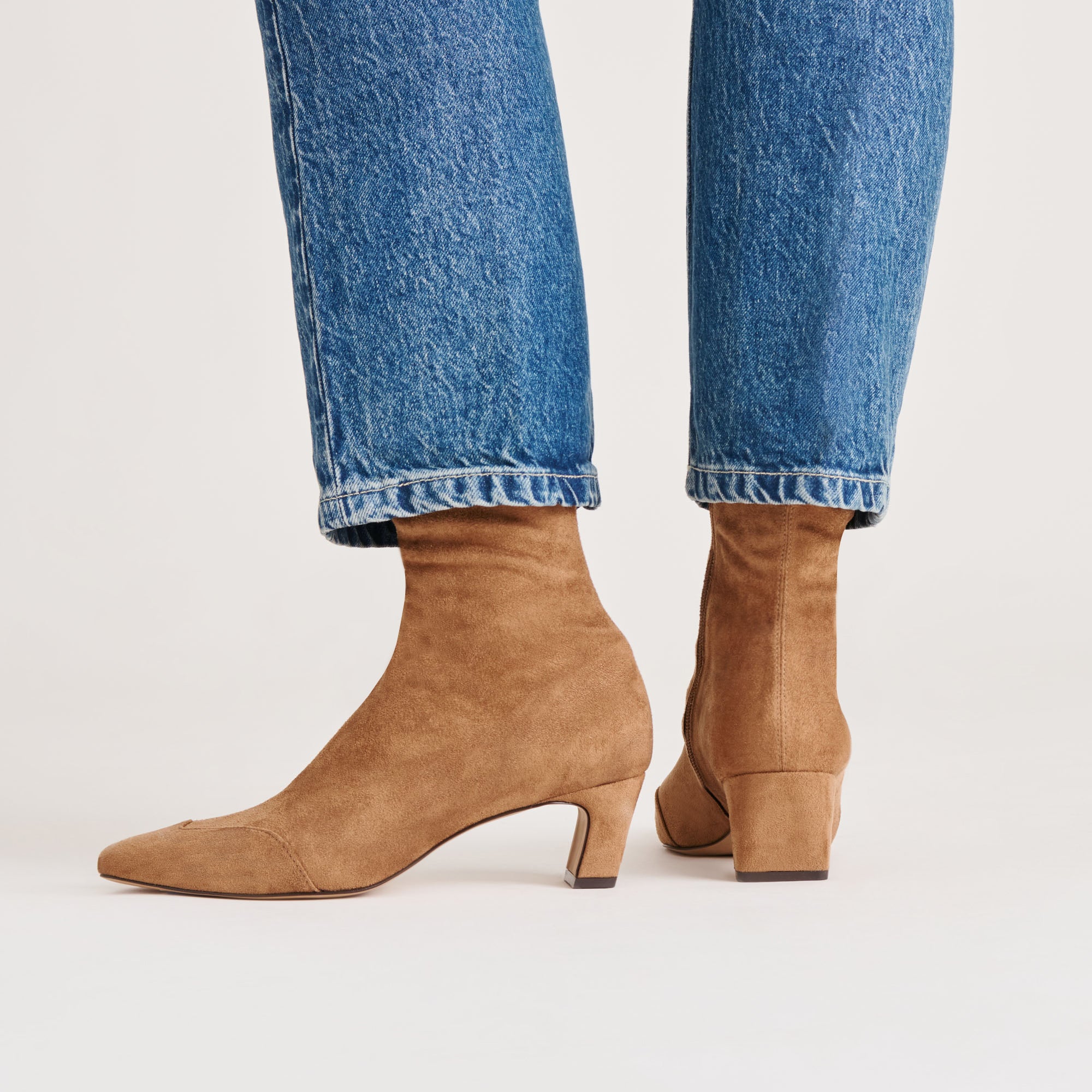 ANIKA BOOTS LT BROWN STELLA SUEDE - Image 2