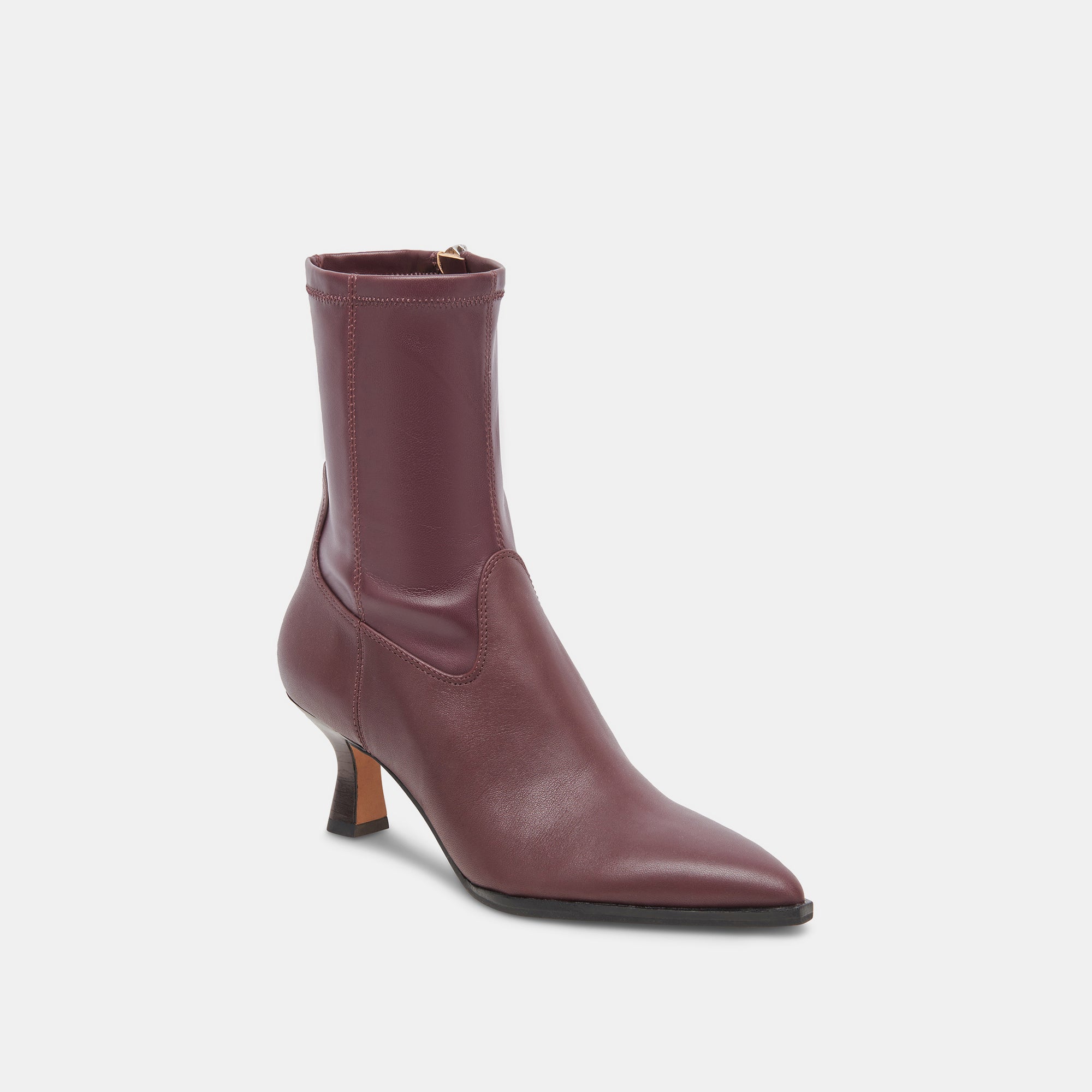 ARYA WIDE CALF BOOTS WINE LEATHER - Image 2