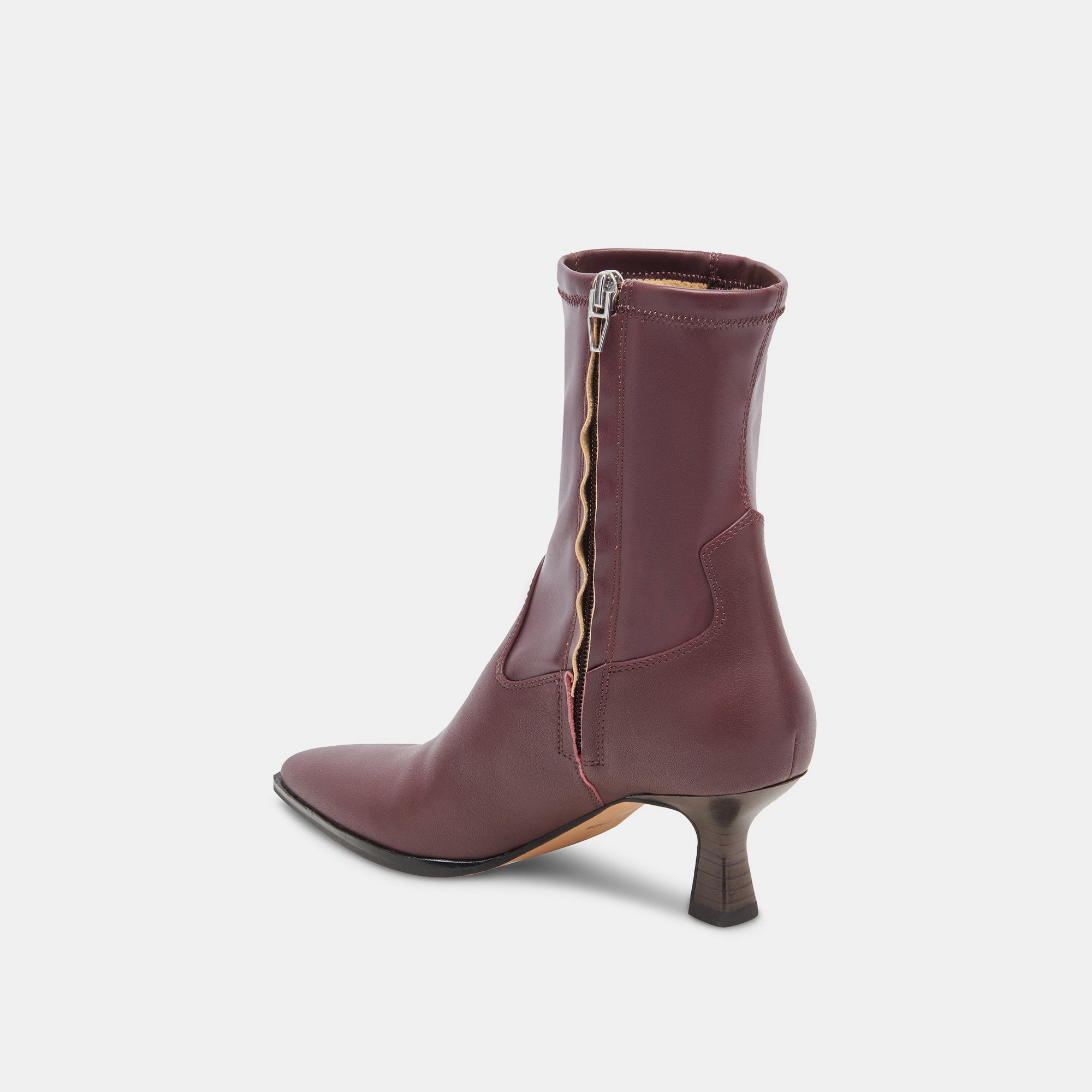 ARYA WIDE CALF BOOTS WINE LEATHER - Image 5