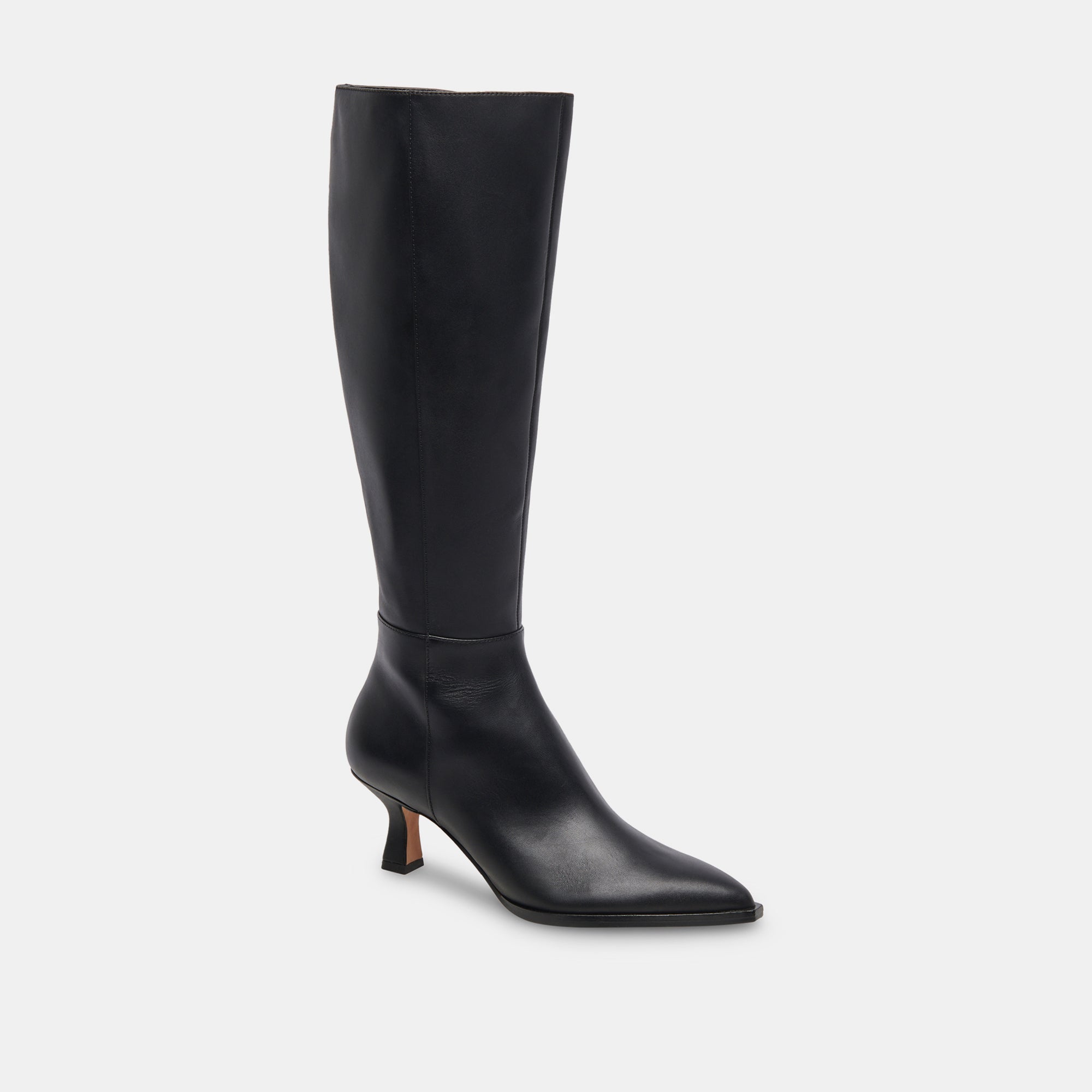 AUGGIE NARROW CALF BOOTS BLACK LEATHER - Image 2