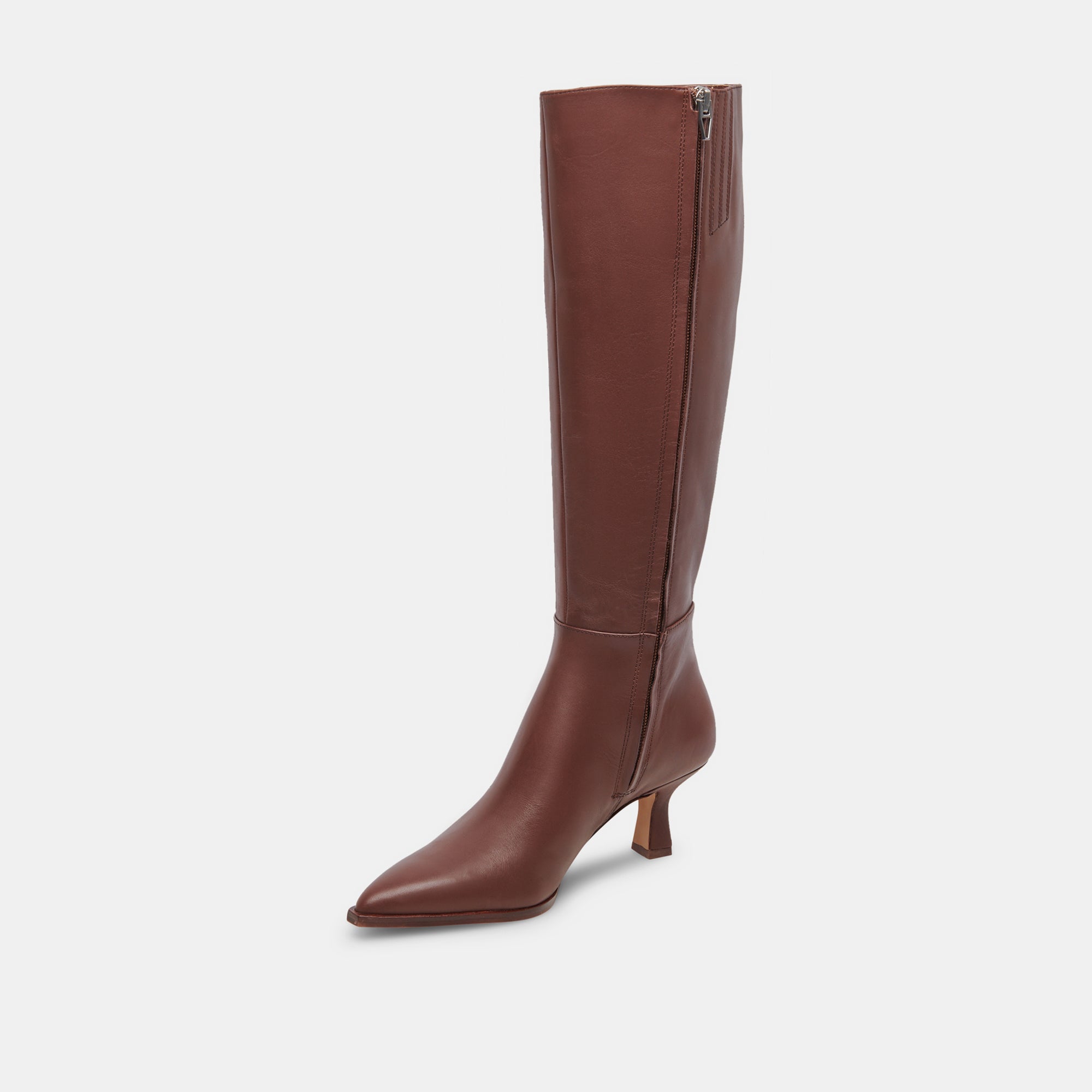 AUGGIE NARROW CALF BOOTS CHOCOLATE LEATHER - Image 7