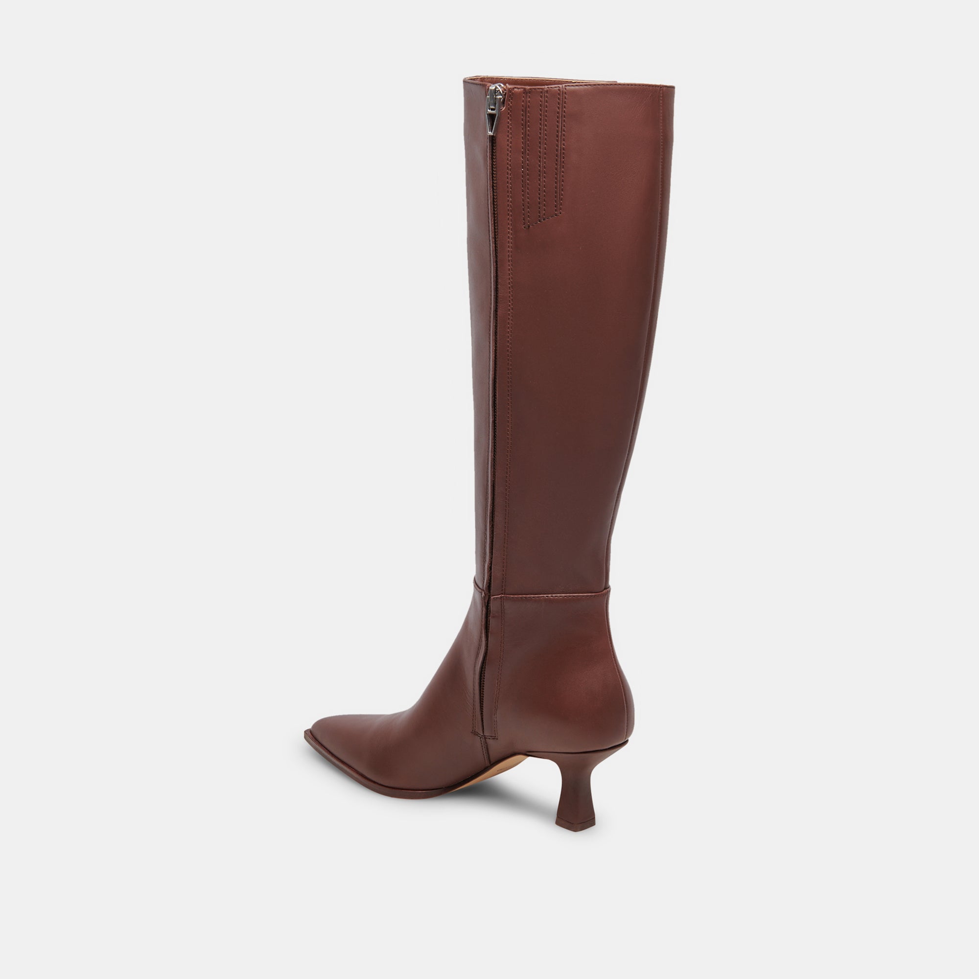 AUGGIE NARROW CALF BOOTS CHOCOLATE LEATHER - Image 8