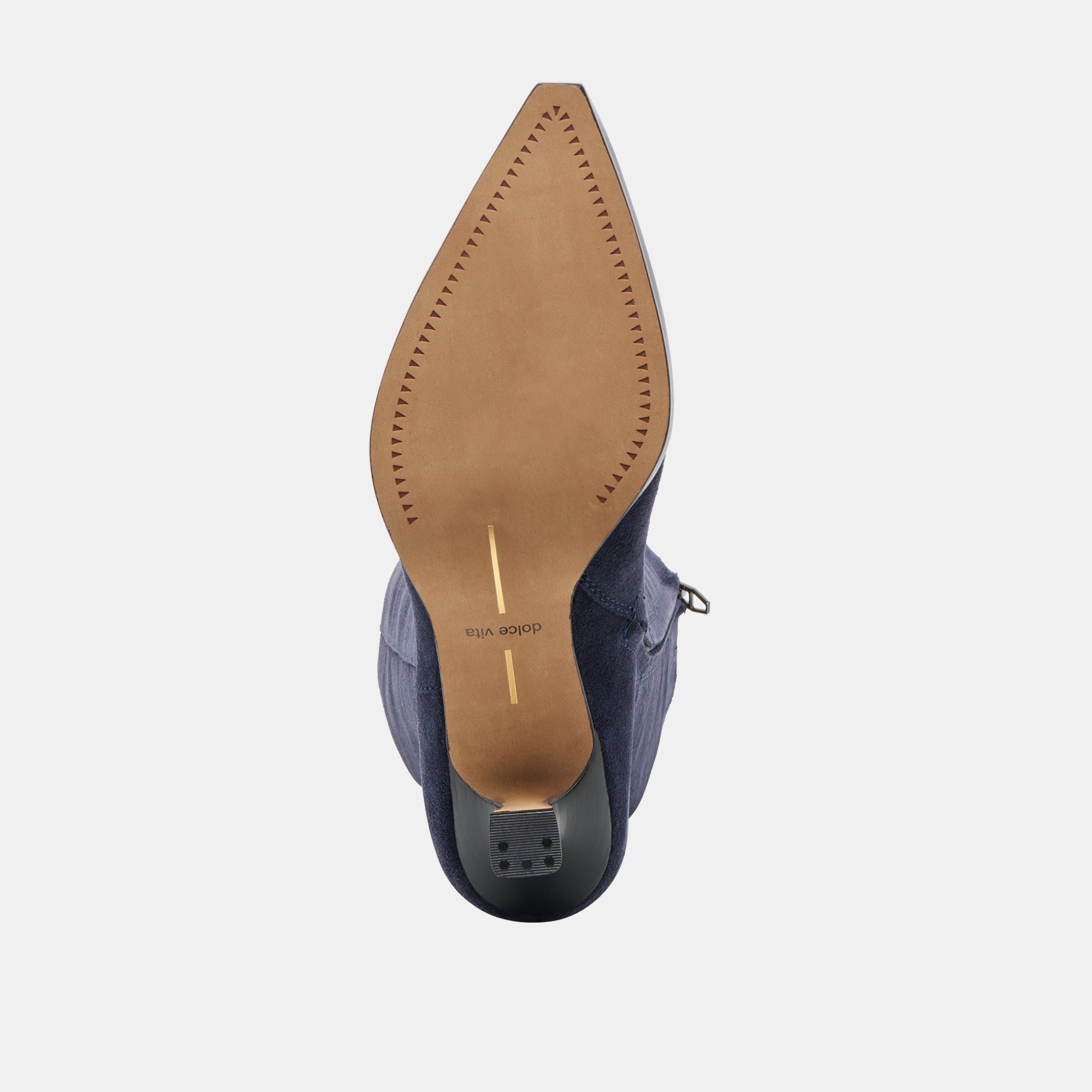AUGGIE WIDE CALF BOOTS NAVY SUEDE - Image 9