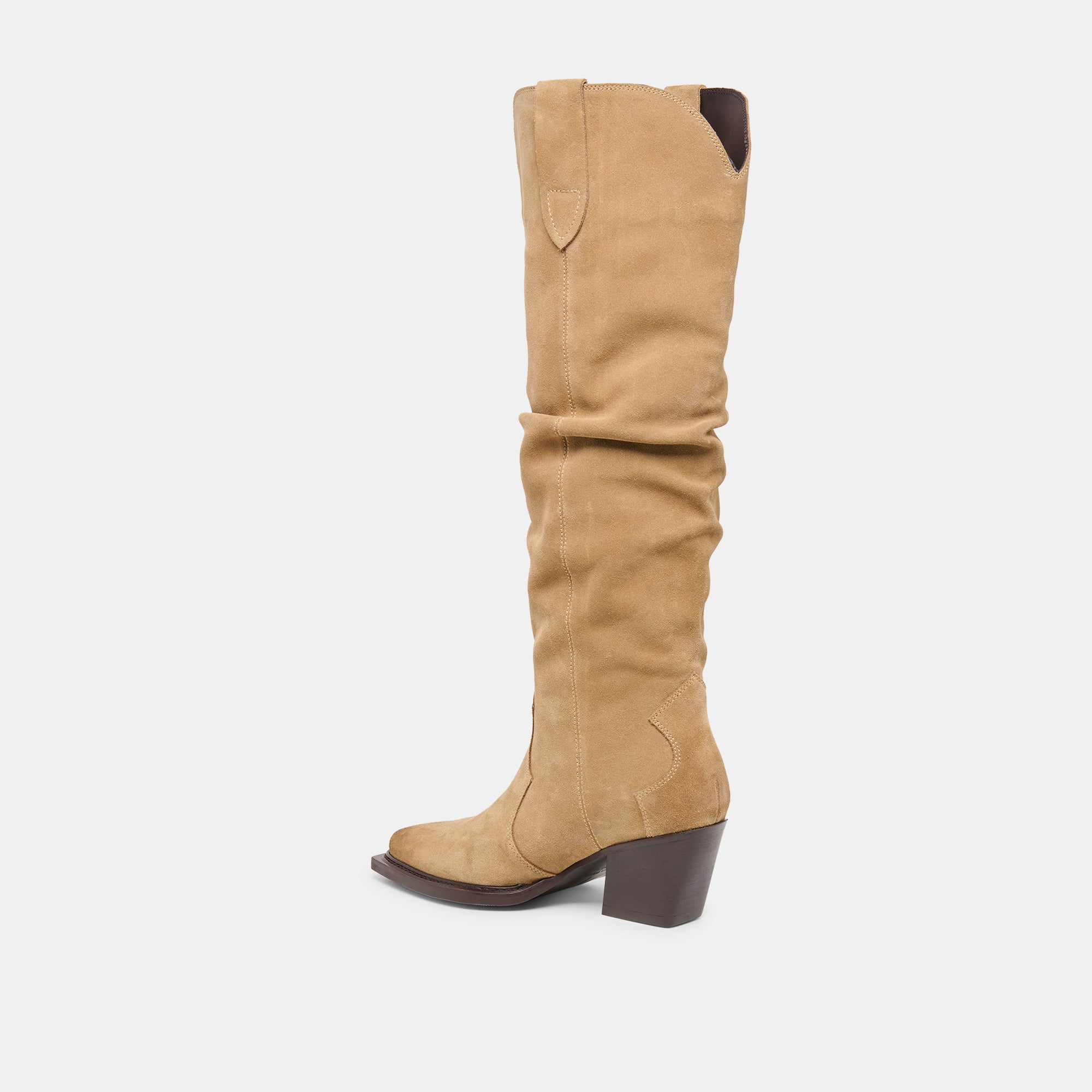 BUCKLY BOOTS CAMEL SUEDE - Image 8