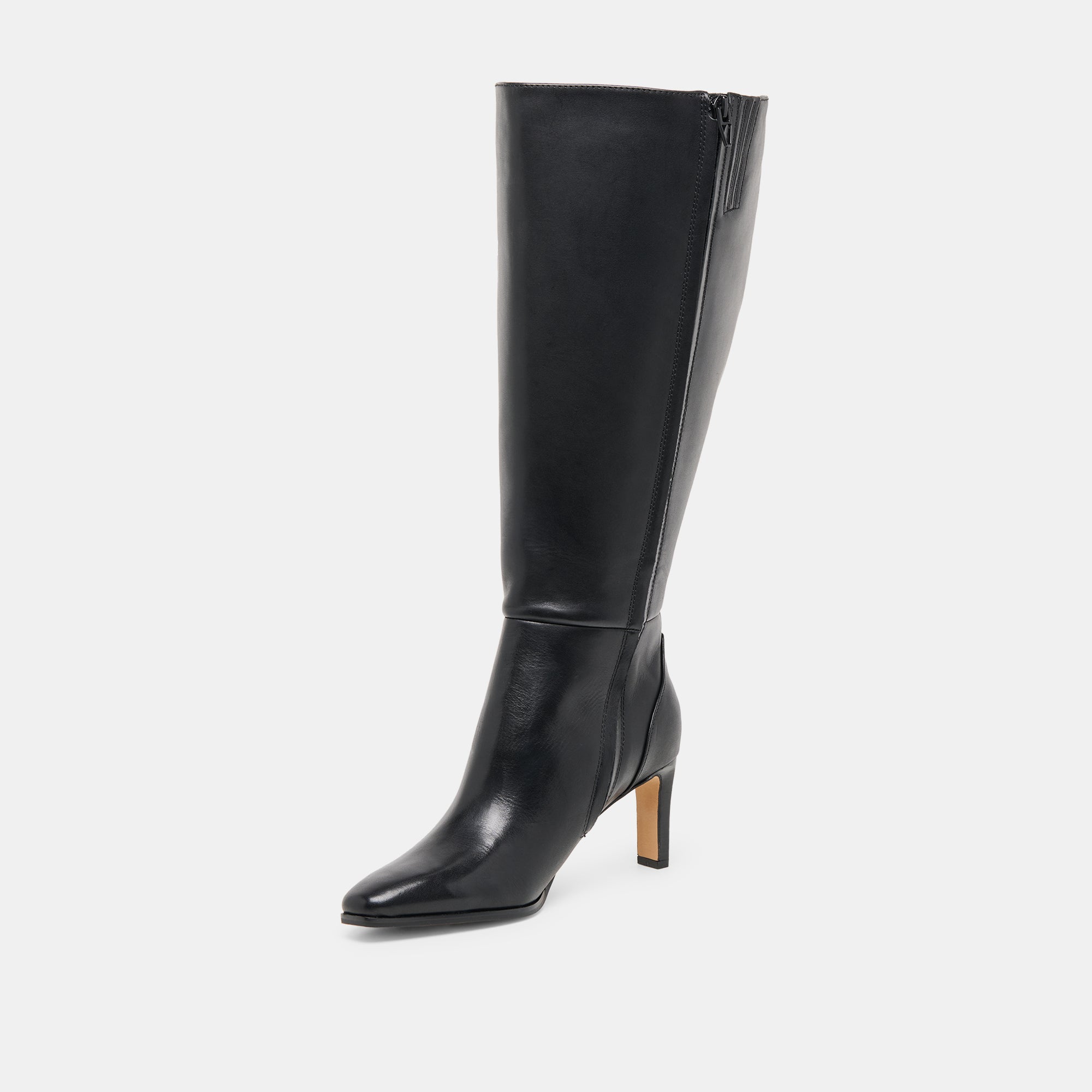 EMMI EXTRA WIDE CALF BOOTS BLACK LEATHER - Image 4