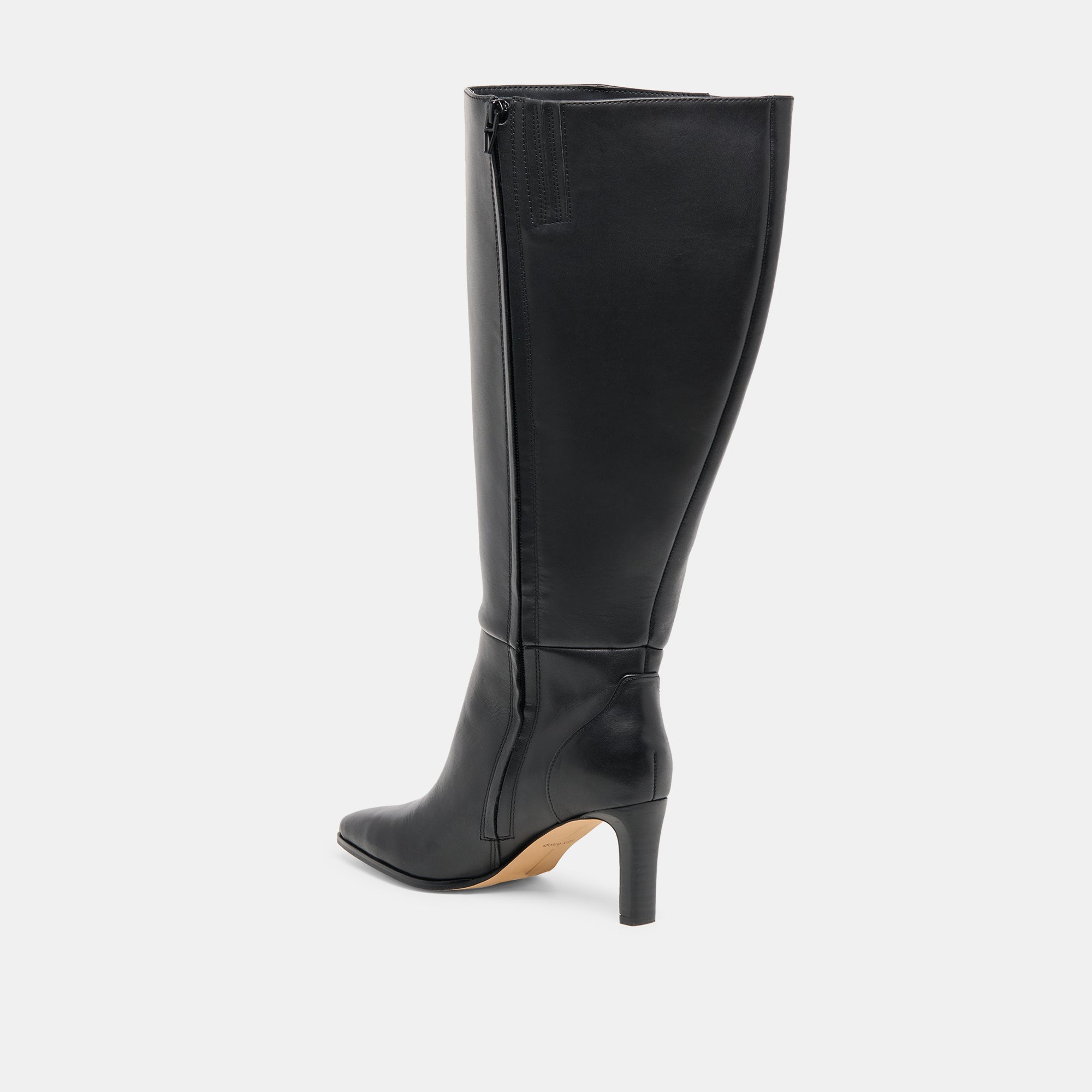 EMMI EXTRA WIDE CALF BOOTS BLACK LEATHER - Image 5