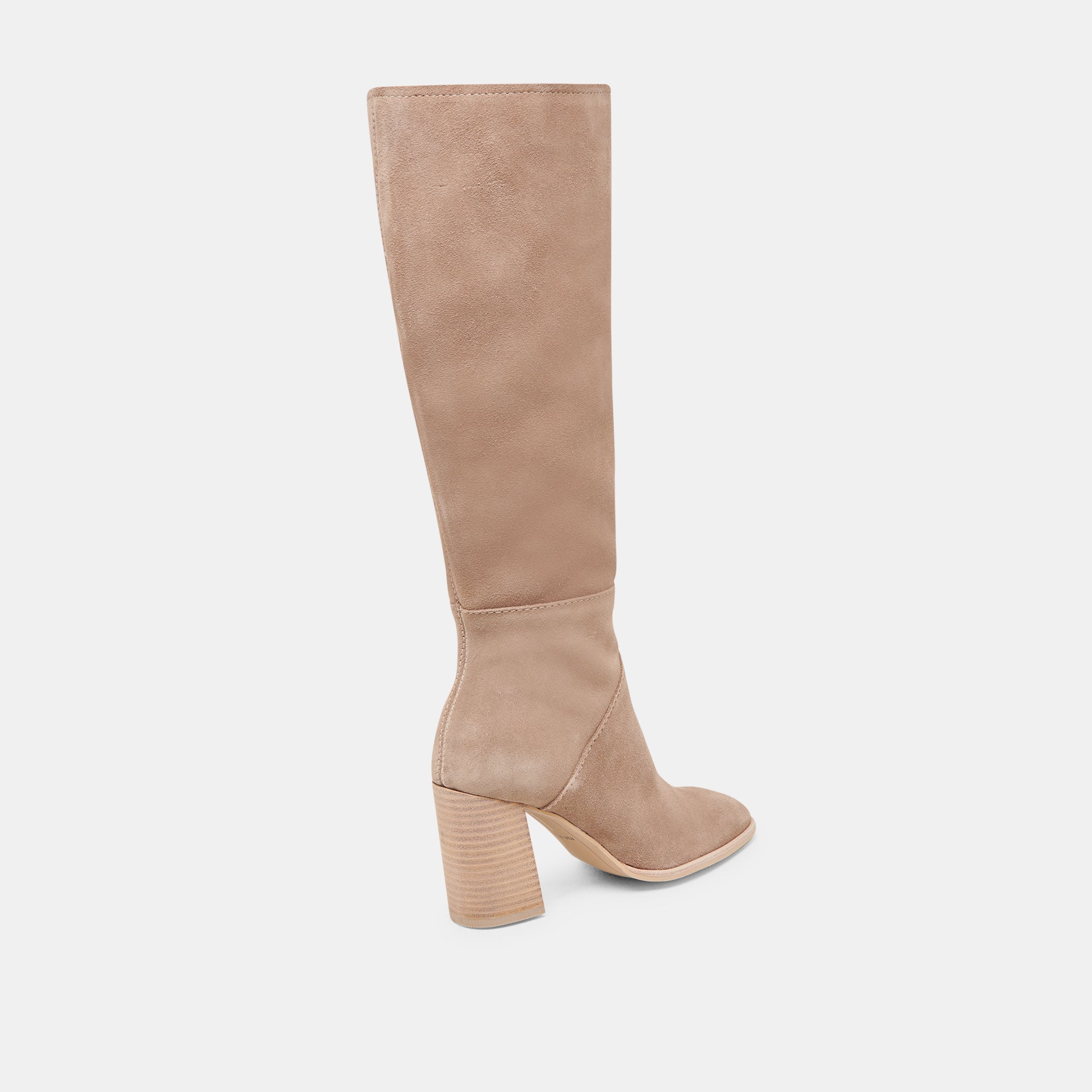 FYNN WIDE CALF BOOTS TRUFFLE SUEDE - Image 4