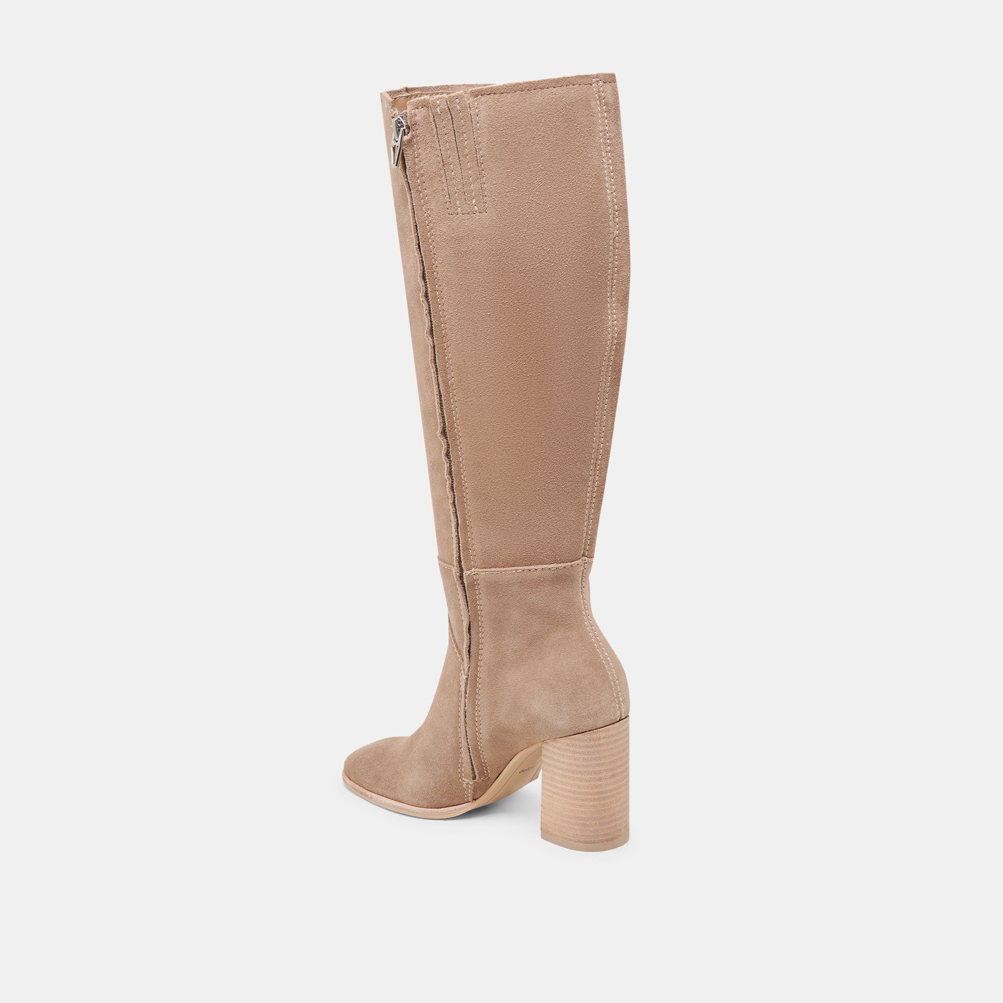 FYNN WIDE CALF BOOTS TRUFFLE SUEDE - Image 5