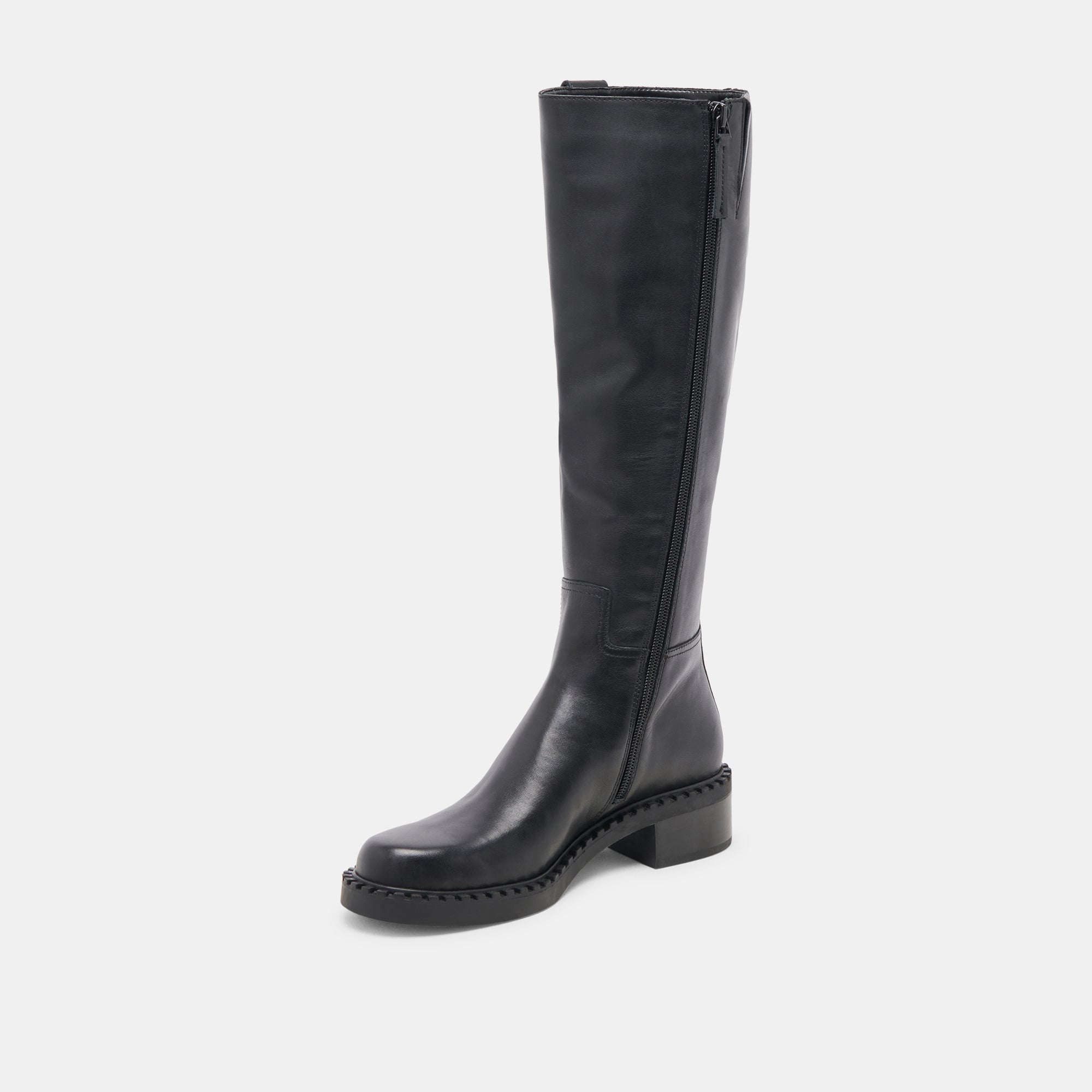 GLORY H2O EXTRA WIDE CALF BOOTS BLACK LEATHER - Image 5