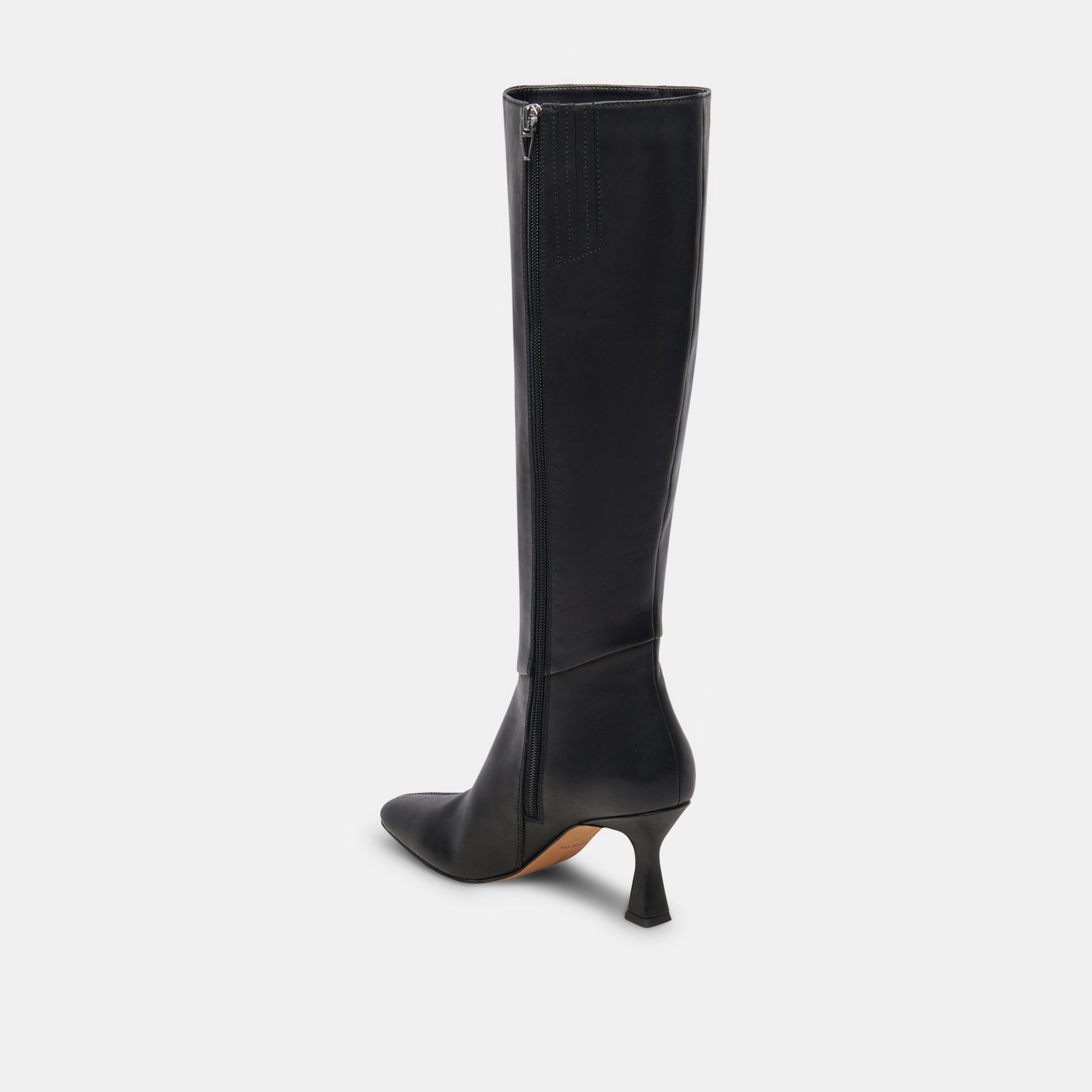 GYRA EXTRA WIDE CALF BOOTS BLACK LEATHER - Image 12