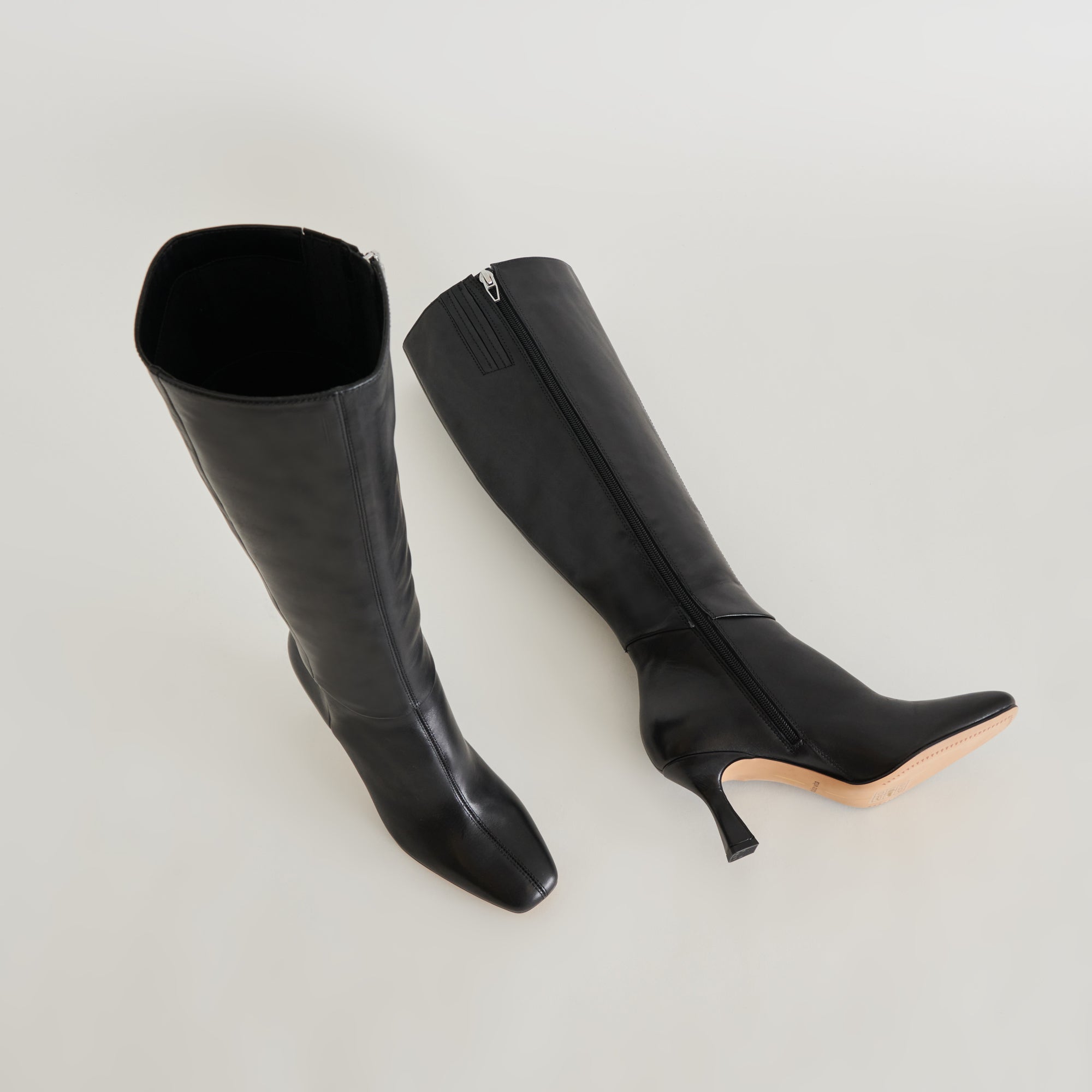 GYRA EXTRA WIDE CALF BOOTS BLACK LEATHER - Image 4