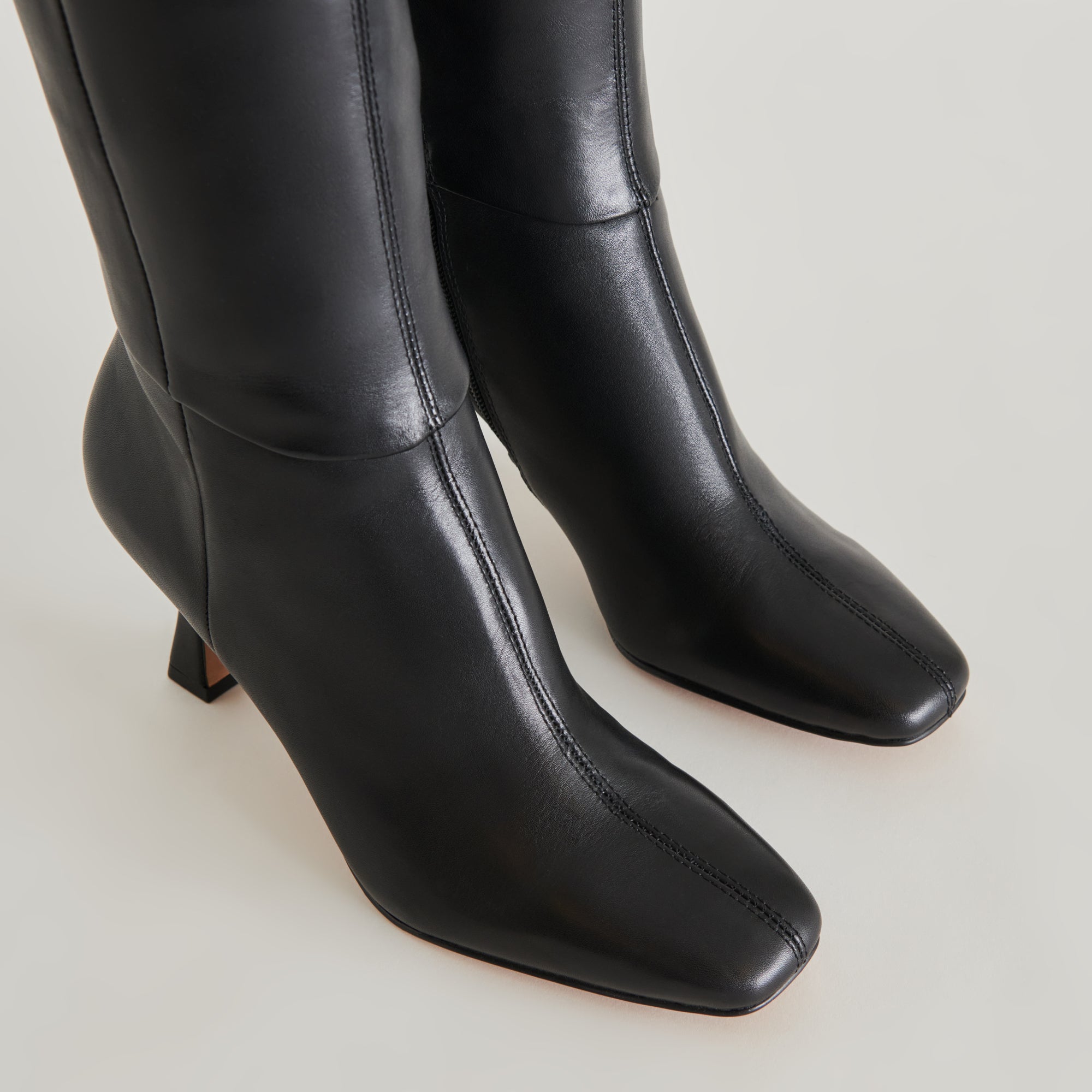 GYRA EXTRA WIDE CALF BOOTS BLACK LEATHER - Image 5