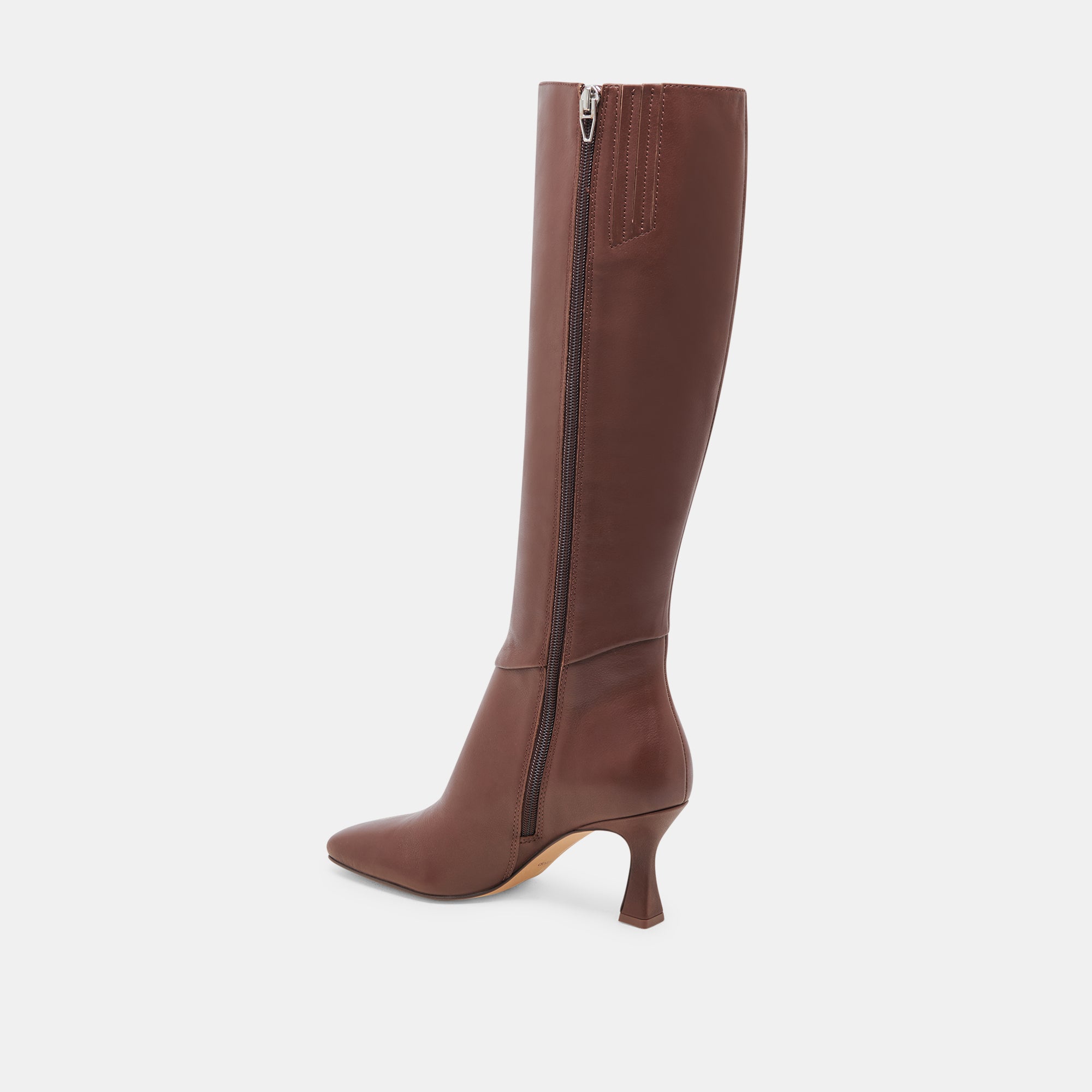 GYRA EXTRA WIDE CALF BOOTS CHOCOLATE LEATHER - Image 7