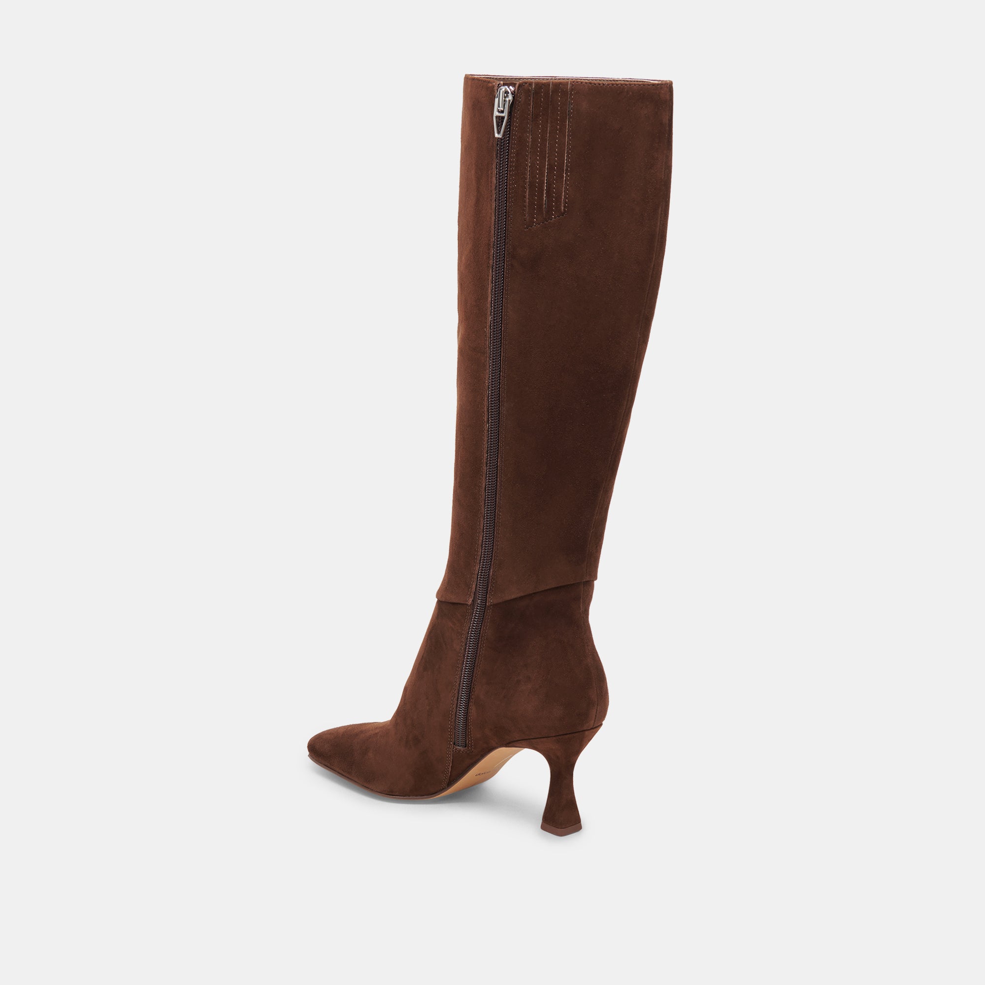 GYRA EXTRA WIDE CALF BOOTS DK BROWN SUEDE - Image 10