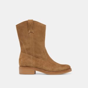HALINE H2O BOOTS LT BROWN SUEDE