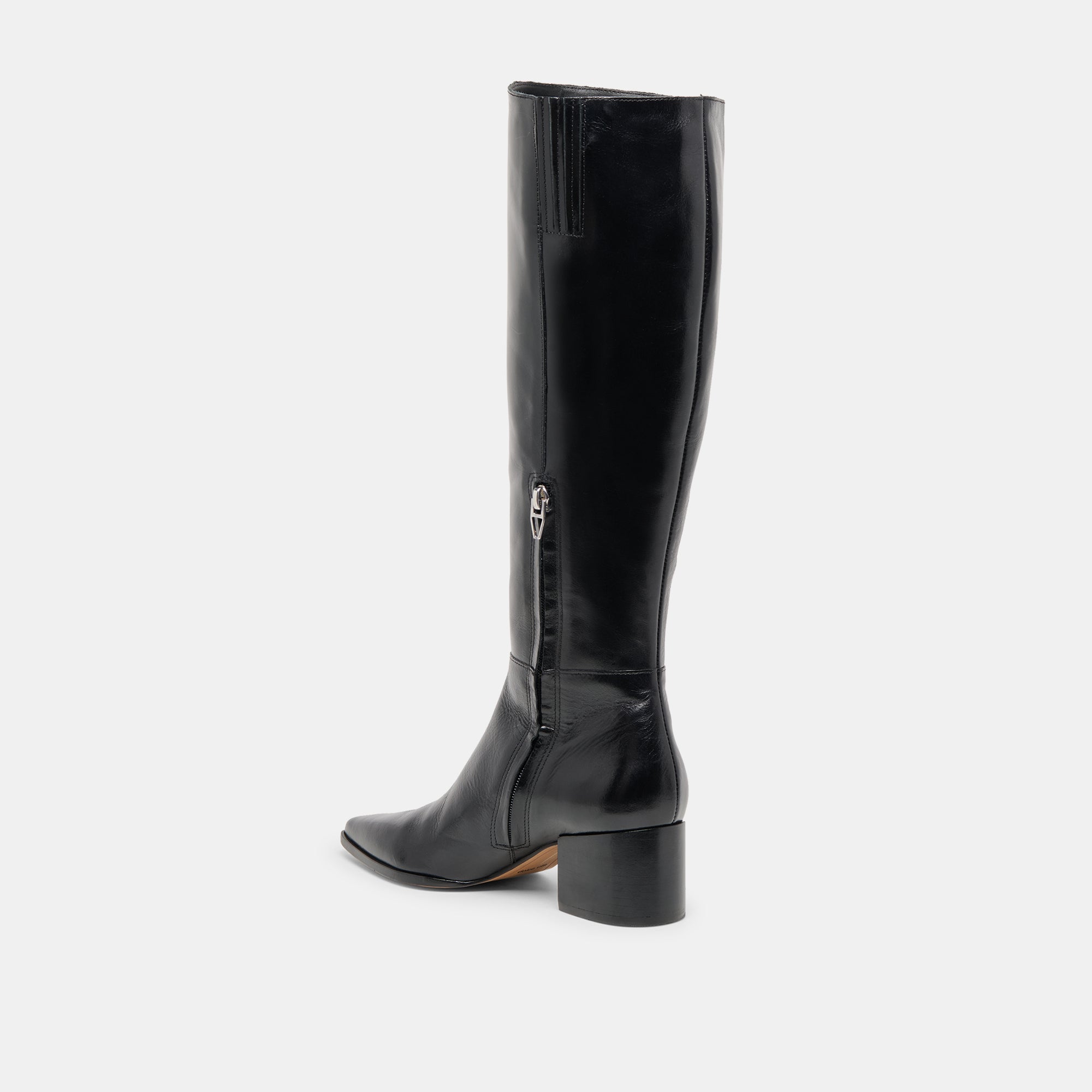 KIRSON WIDE CALF BOOTS BLACK LEATHER - Image 5