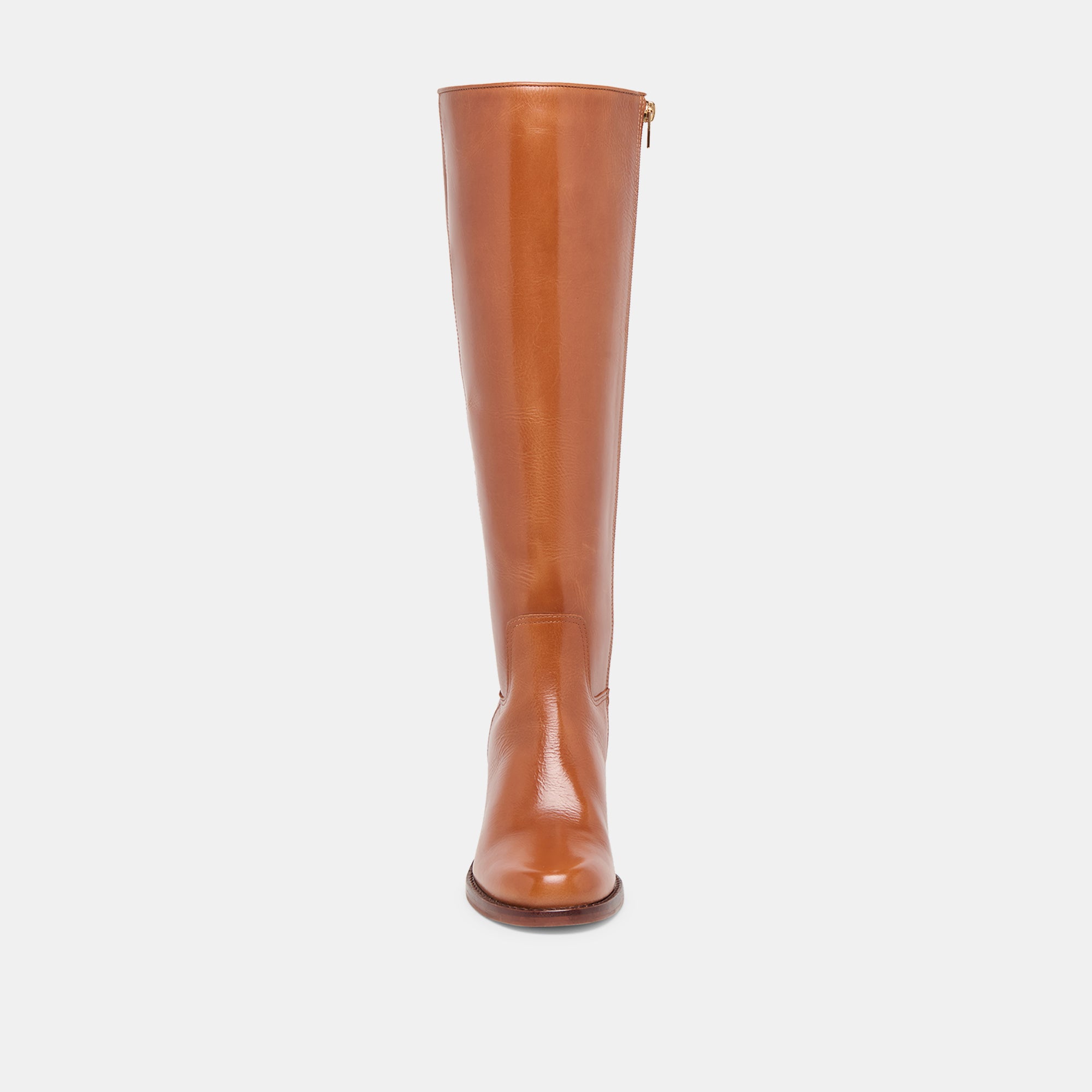 LUCYLE WIDE CALF BOOTS TAN LEATHER - Image 6