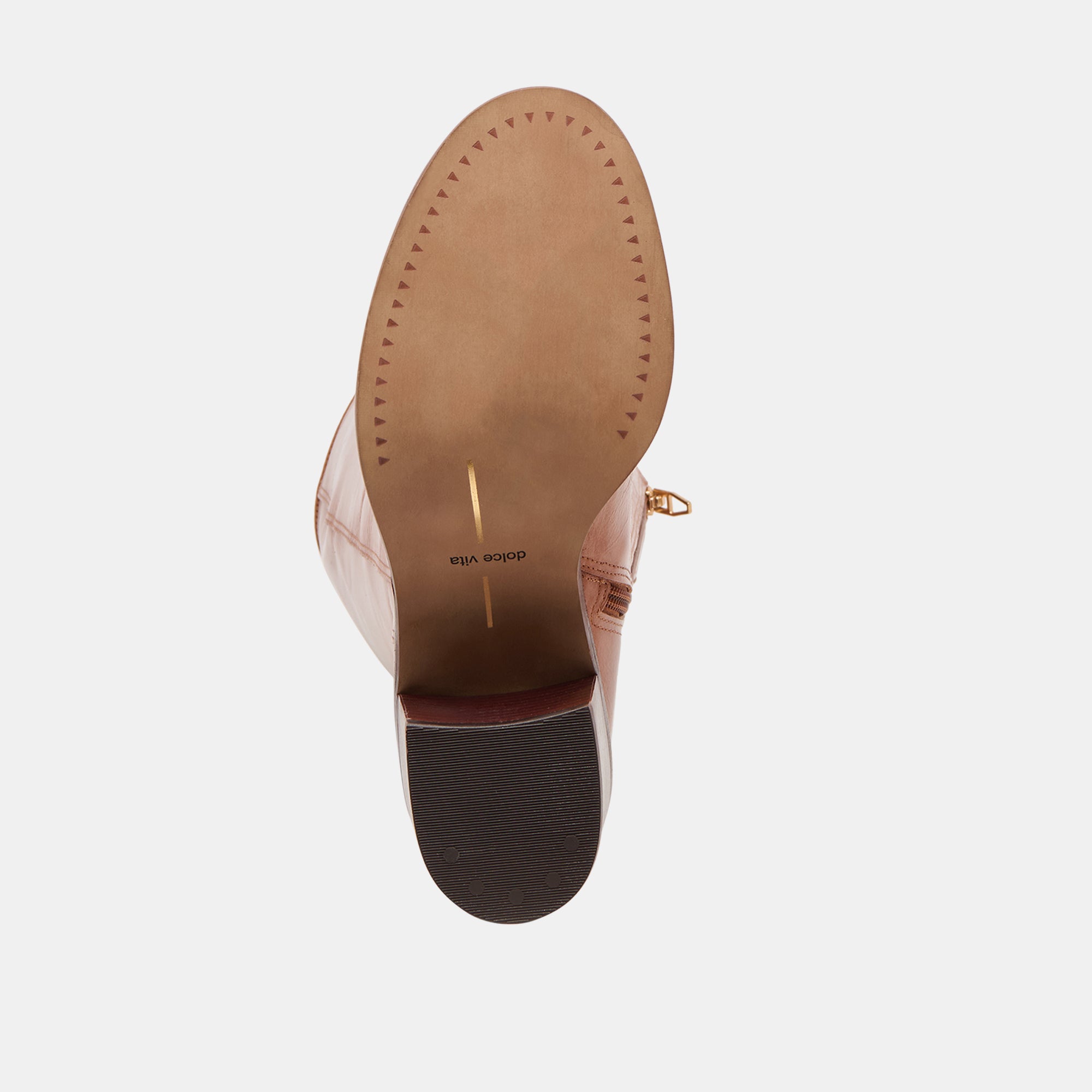 LUCYLE WIDE CALF BOOTS TAN LEATHER - Image 9