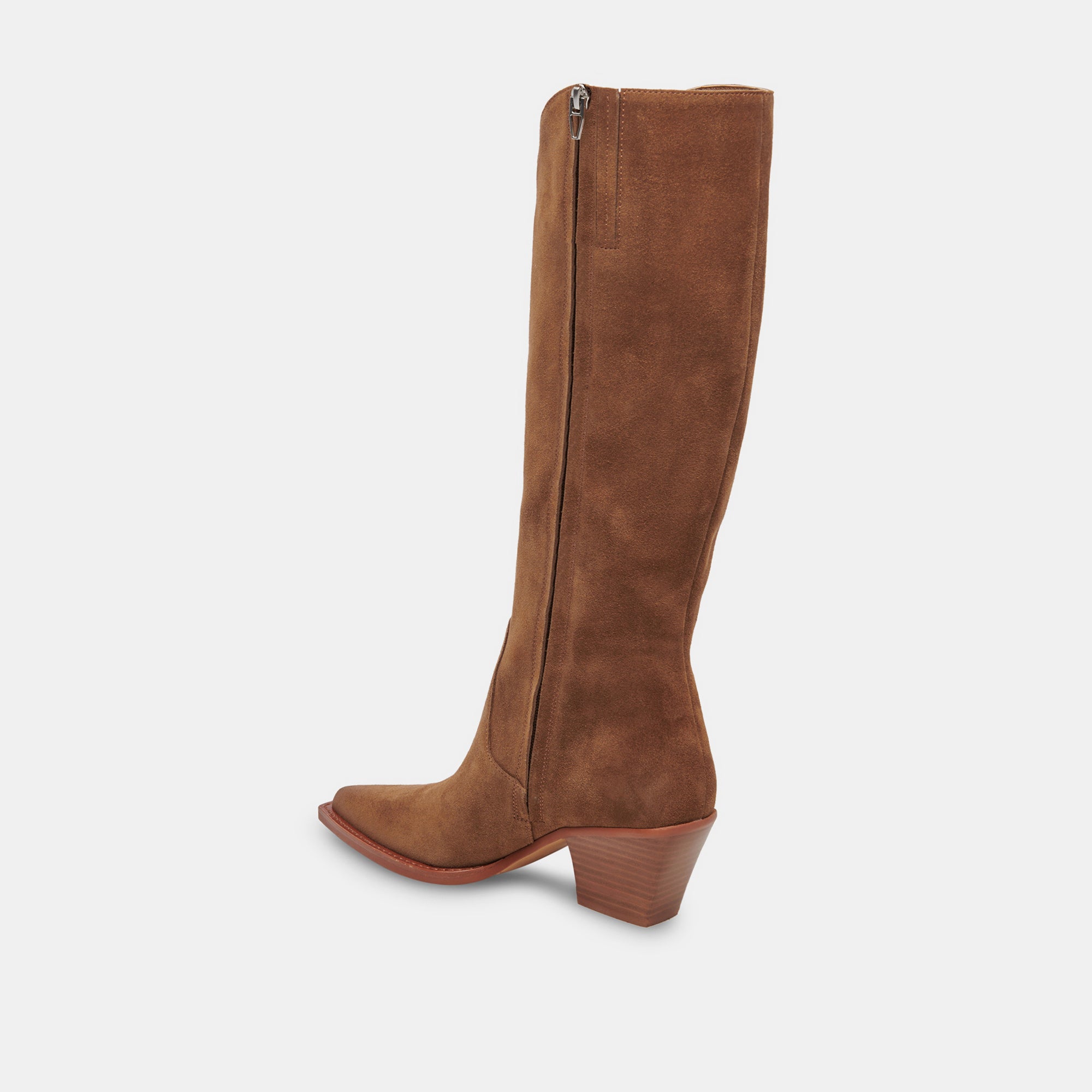 RAJ WIDE CALF BOOTS BROWN SUEDE - Image 15