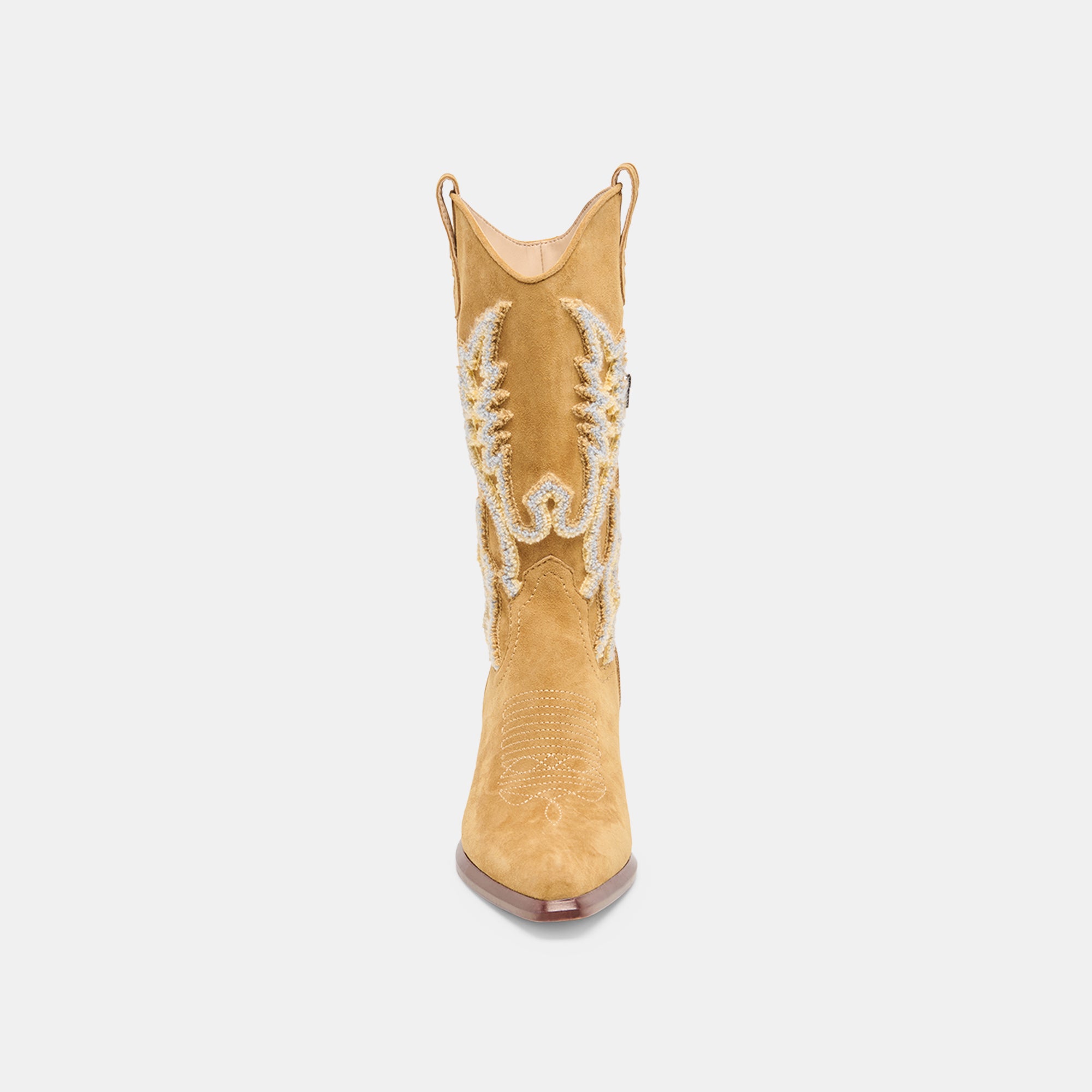 VILA BOOTS CARAMEL SUEDE - Image 8