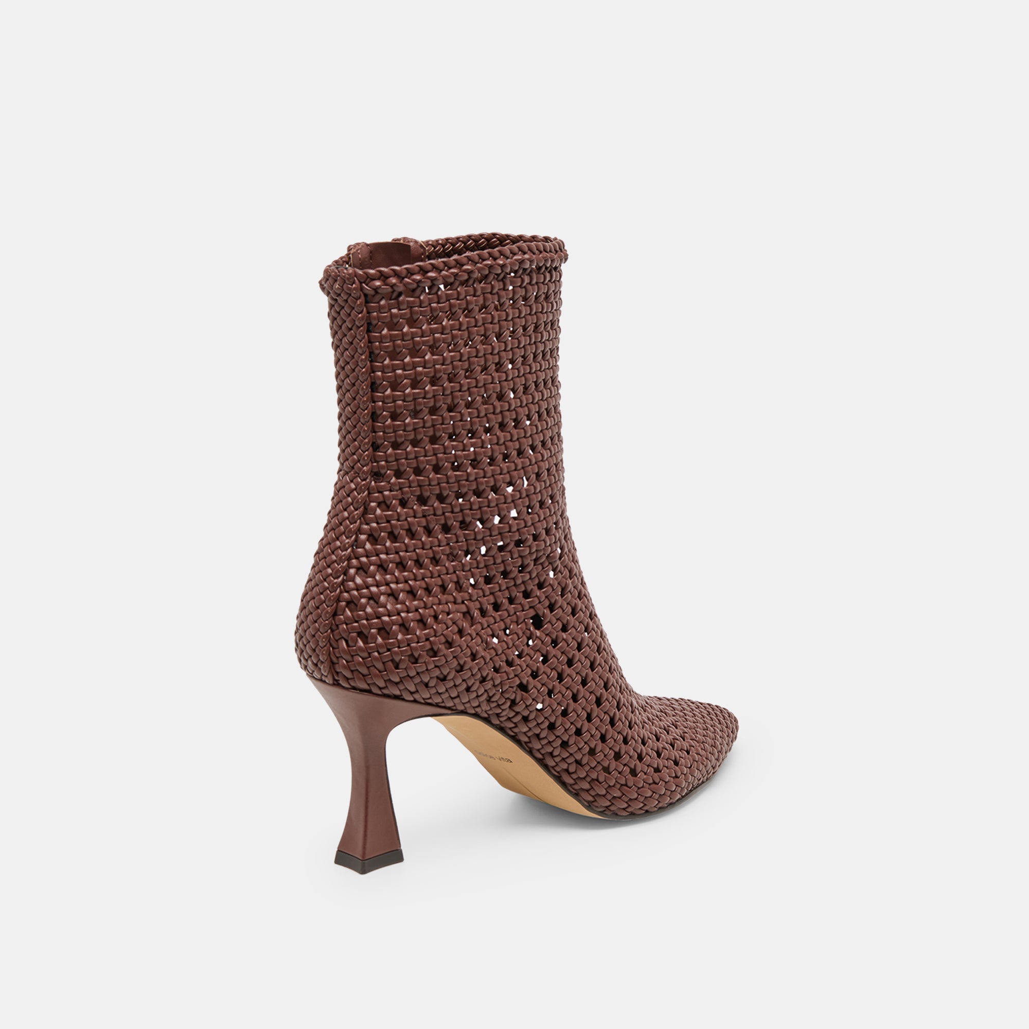 EMBRY BOOTIES BROWN WOVEN STELLA - Image 5