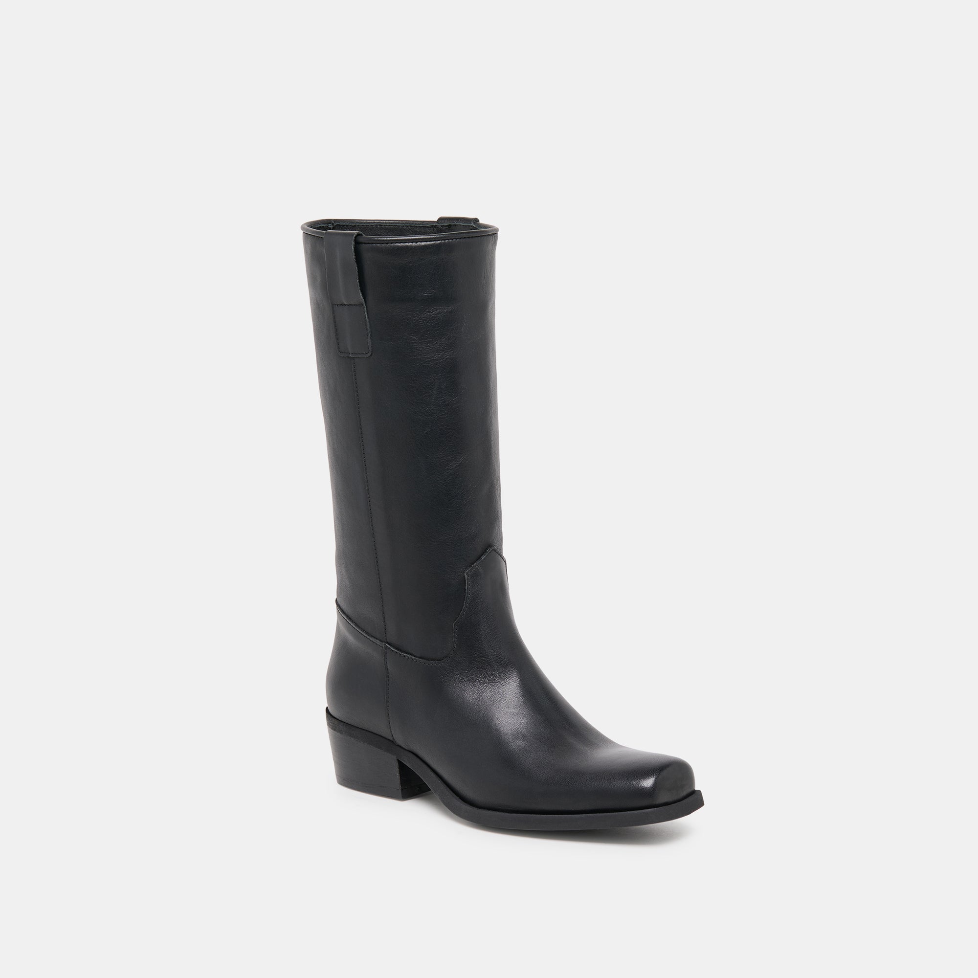ROMIE BOOTS BLACK LEATHER - Image 2