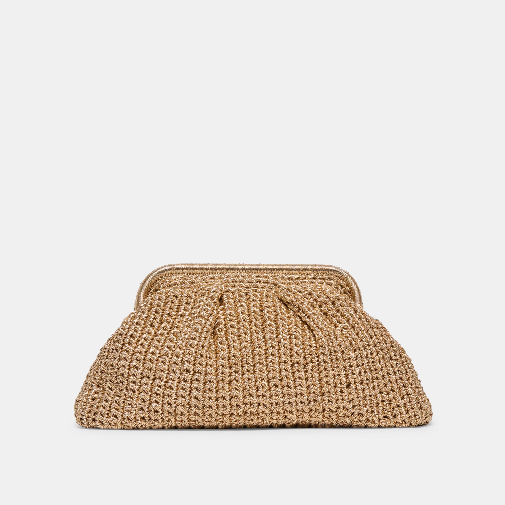 IONE CLUTCH GOLD CROCHET - Image 3