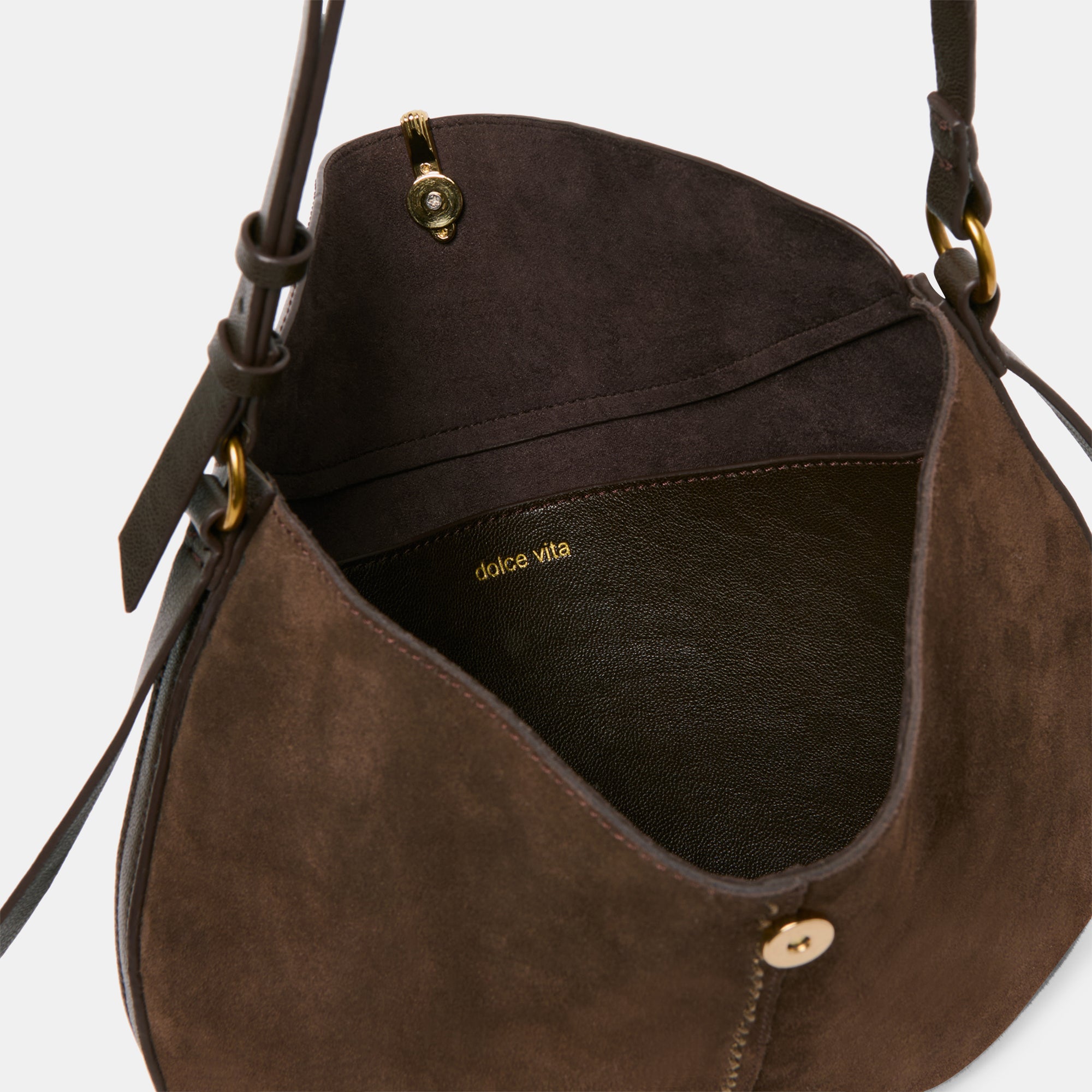 BENNETT CROSSBODY ESPRESSO SUEDE - Image 4