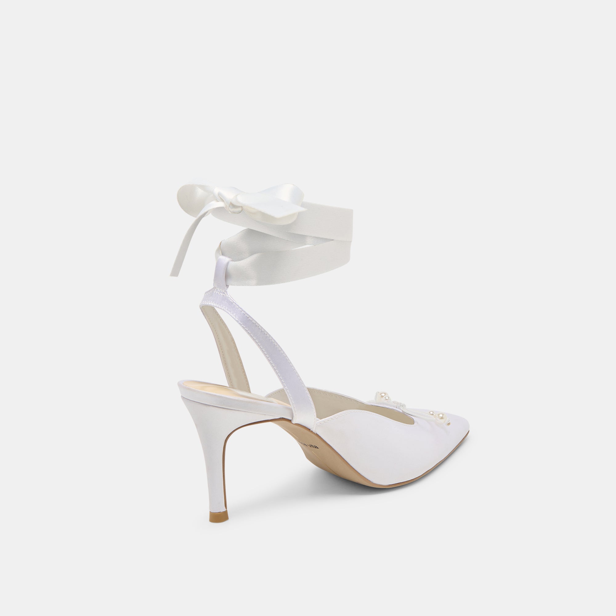 EFORA HEELS TRUE WHITE SATIN - Image 5