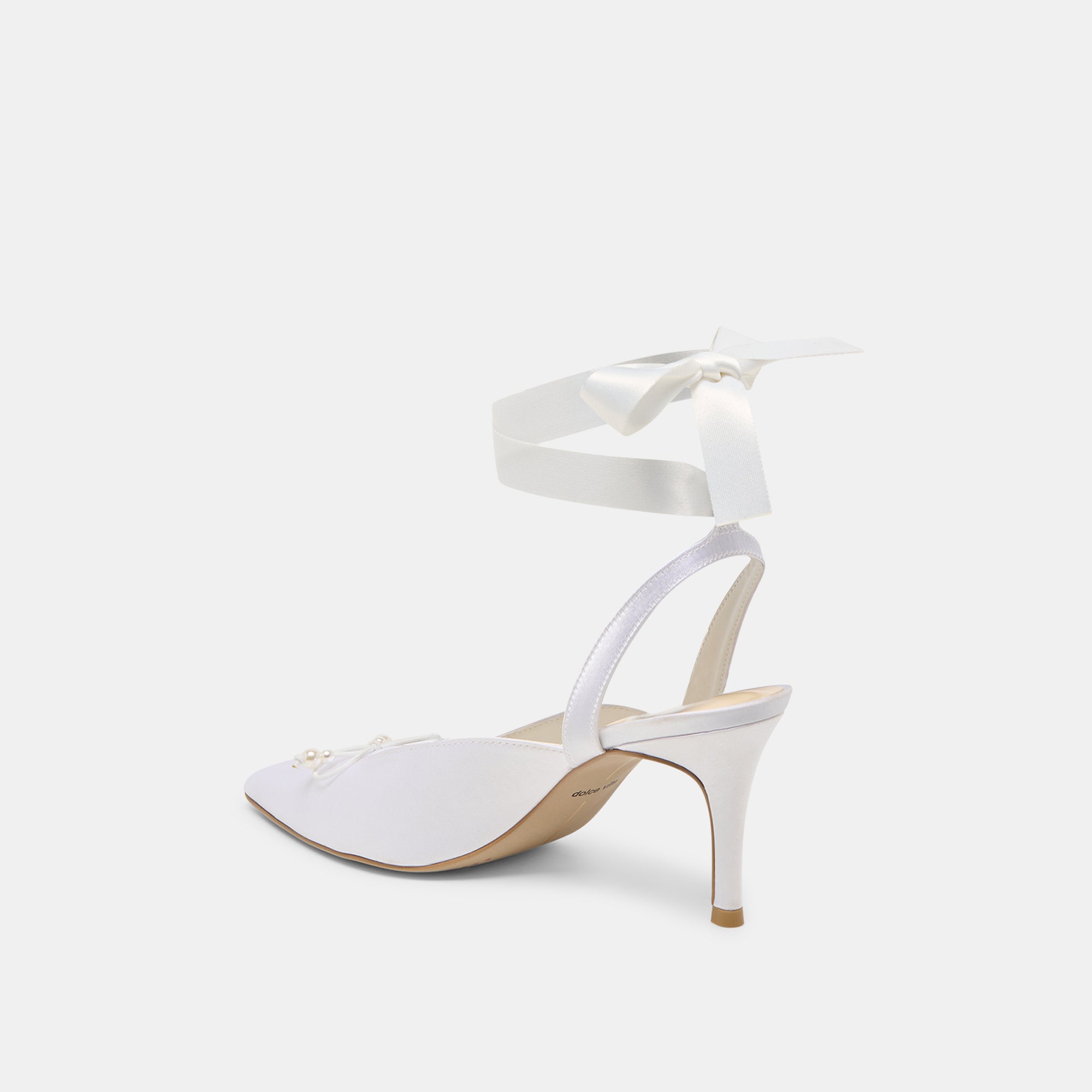 EFORA HEELS TRUE WHITE SATIN - Image 8