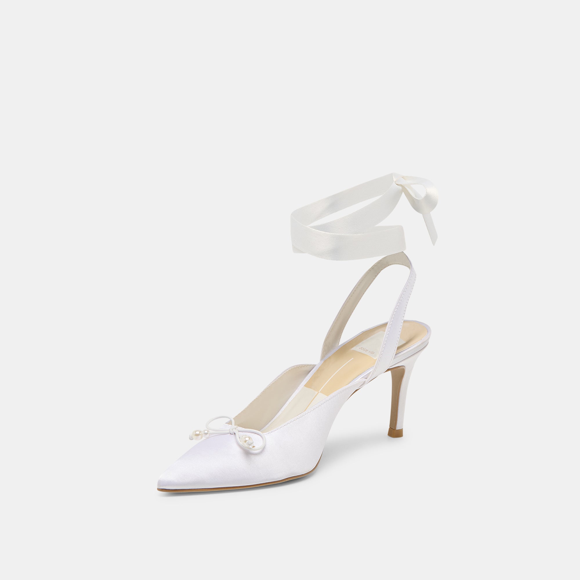 EFORA HEELS TRUE WHITE SATIN - Image 7