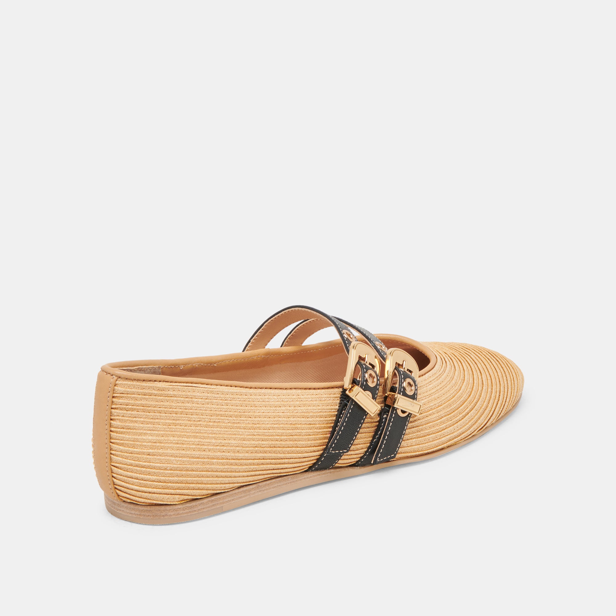 BAYLEE BALLET FLATS NATURAL RAFFIA - Image 3