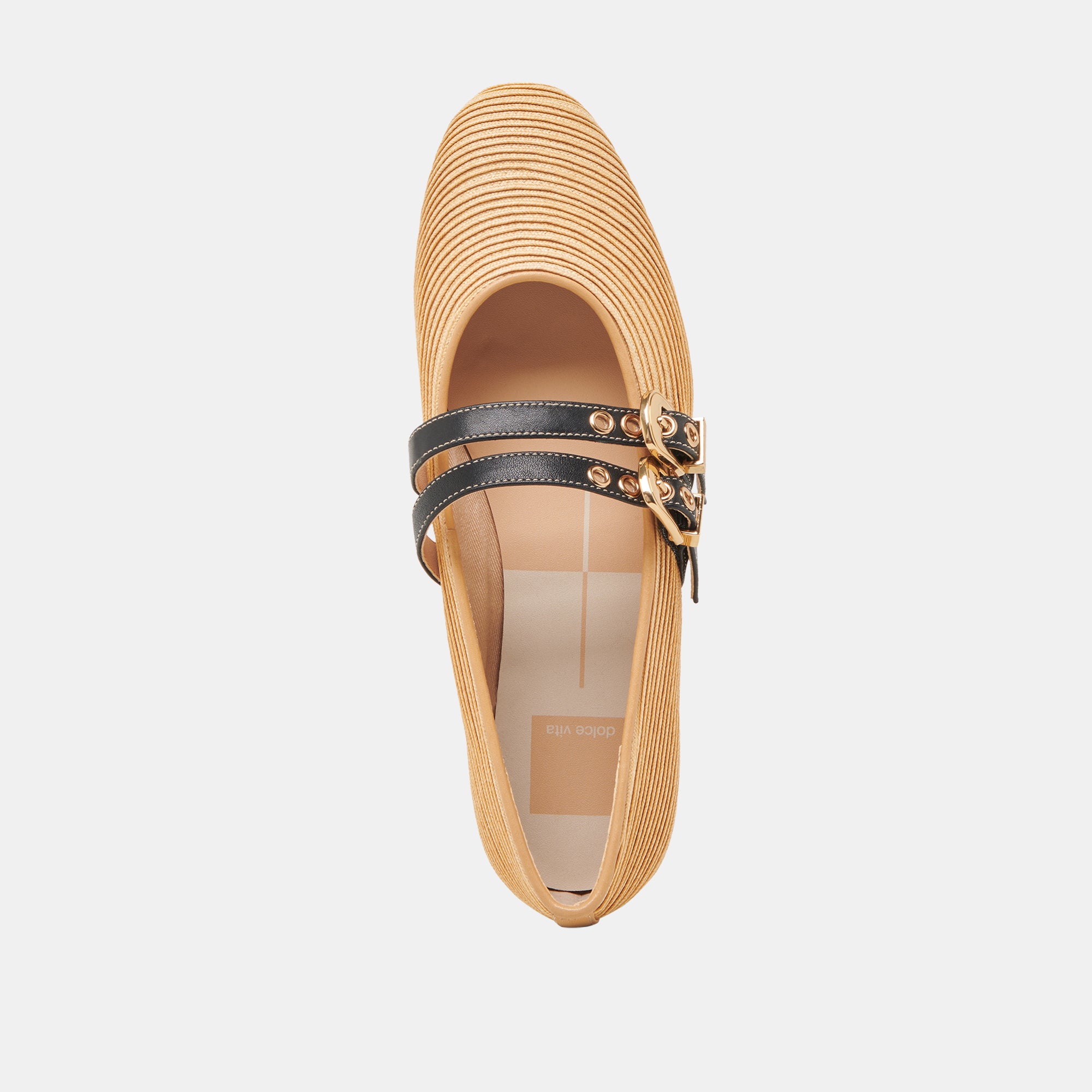 BAYLEE BALLET FLATS NATURAL RAFFIA - Image 8
