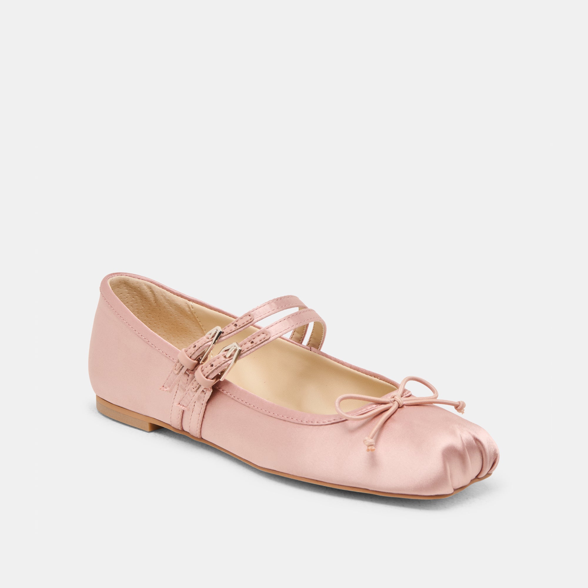 GIBSEN BALLET FLATS BLUSH SATIN - Image 3