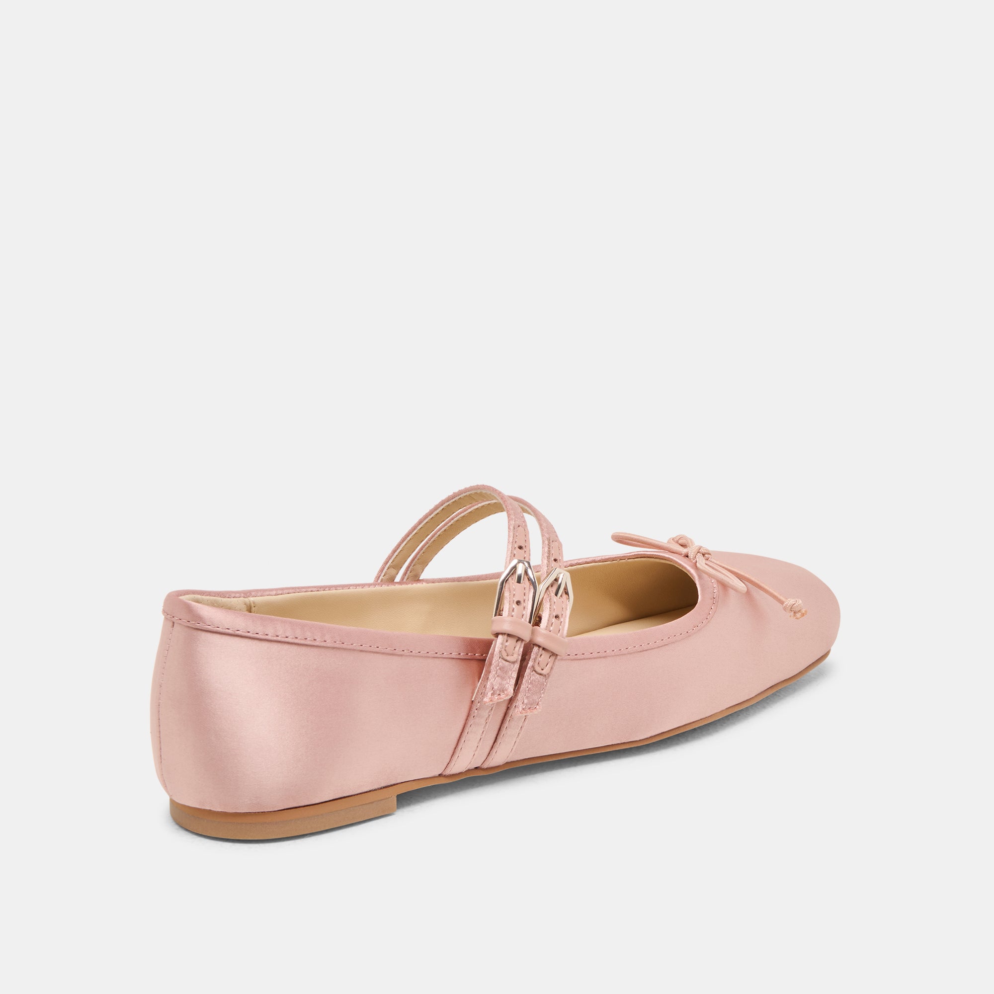 GIBSEN BALLET FLATS BLUSH SATIN - Image 4