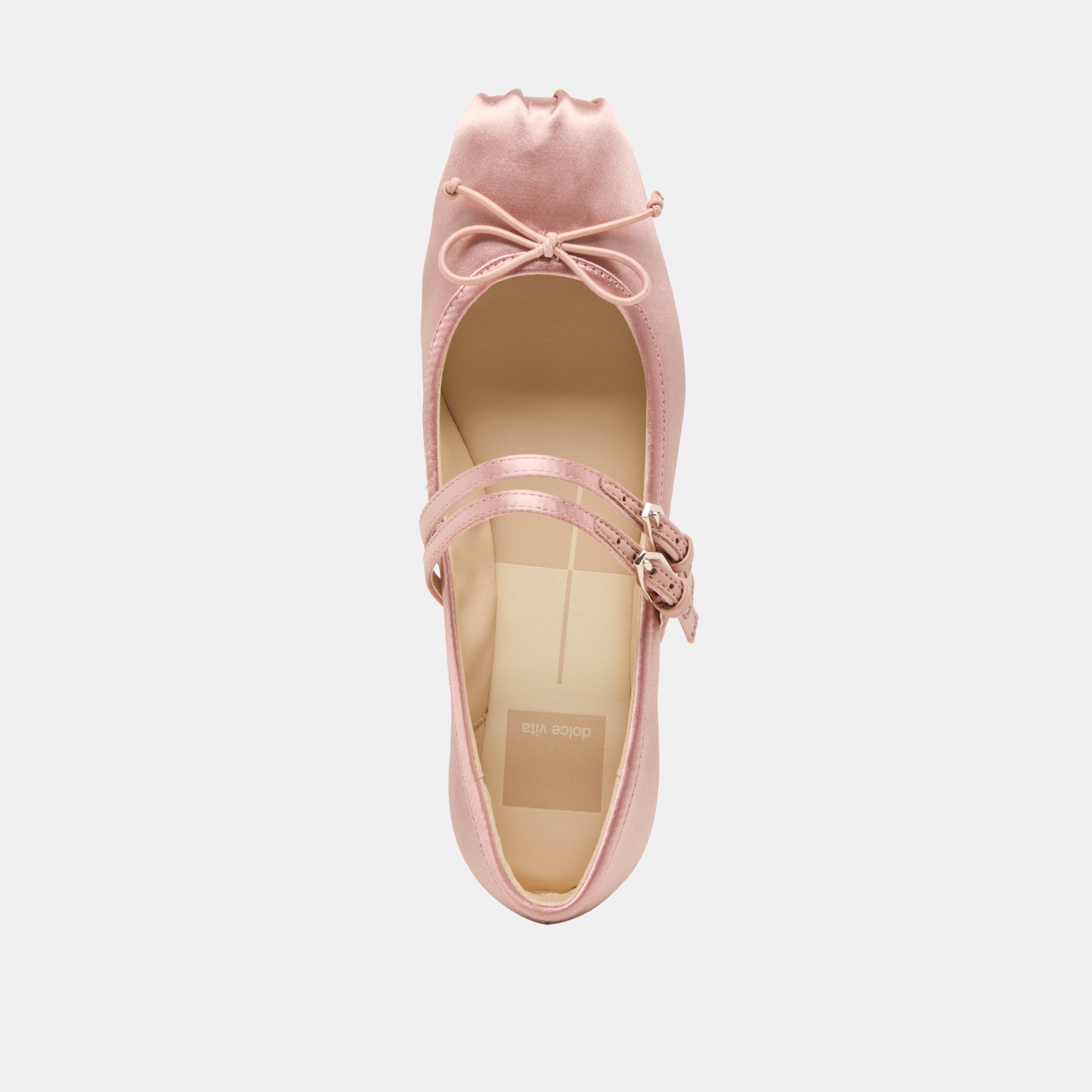 GIBSEN BALLET FLATS BLUSH SATIN - Image 9