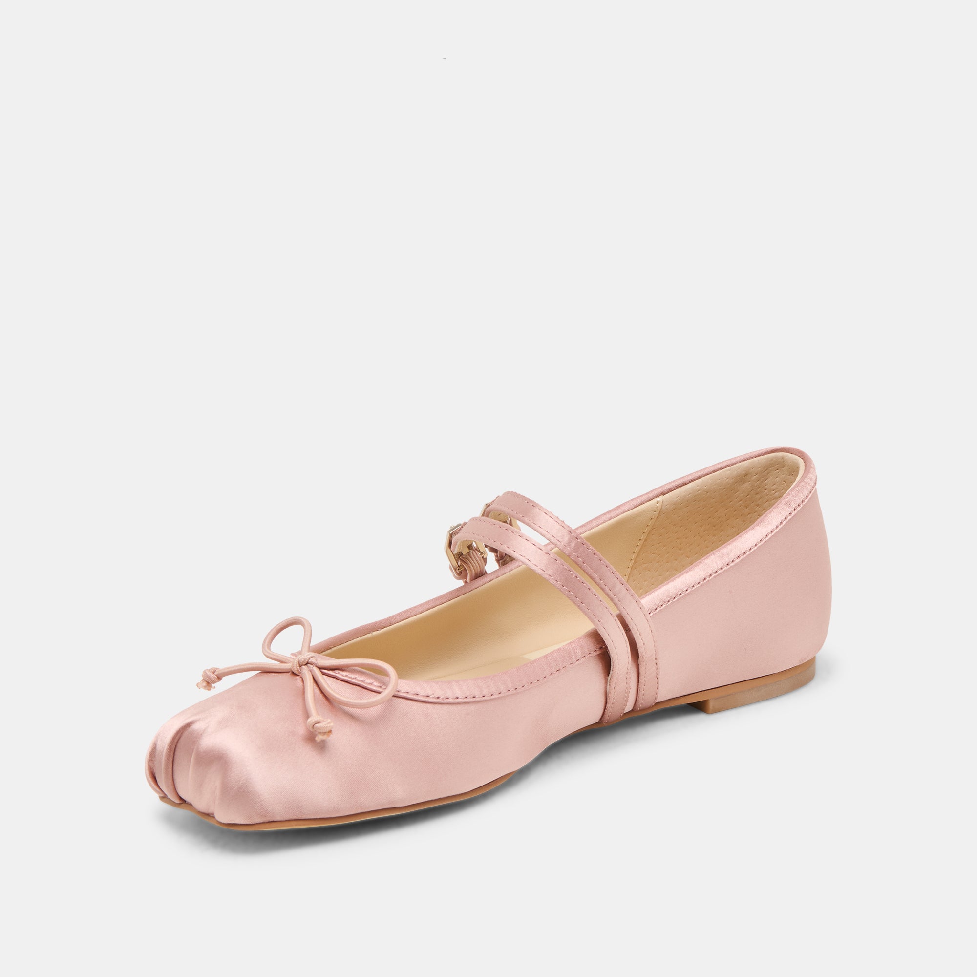 GIBSEN BALLET FLATS BLUSH SATIN - Image 5