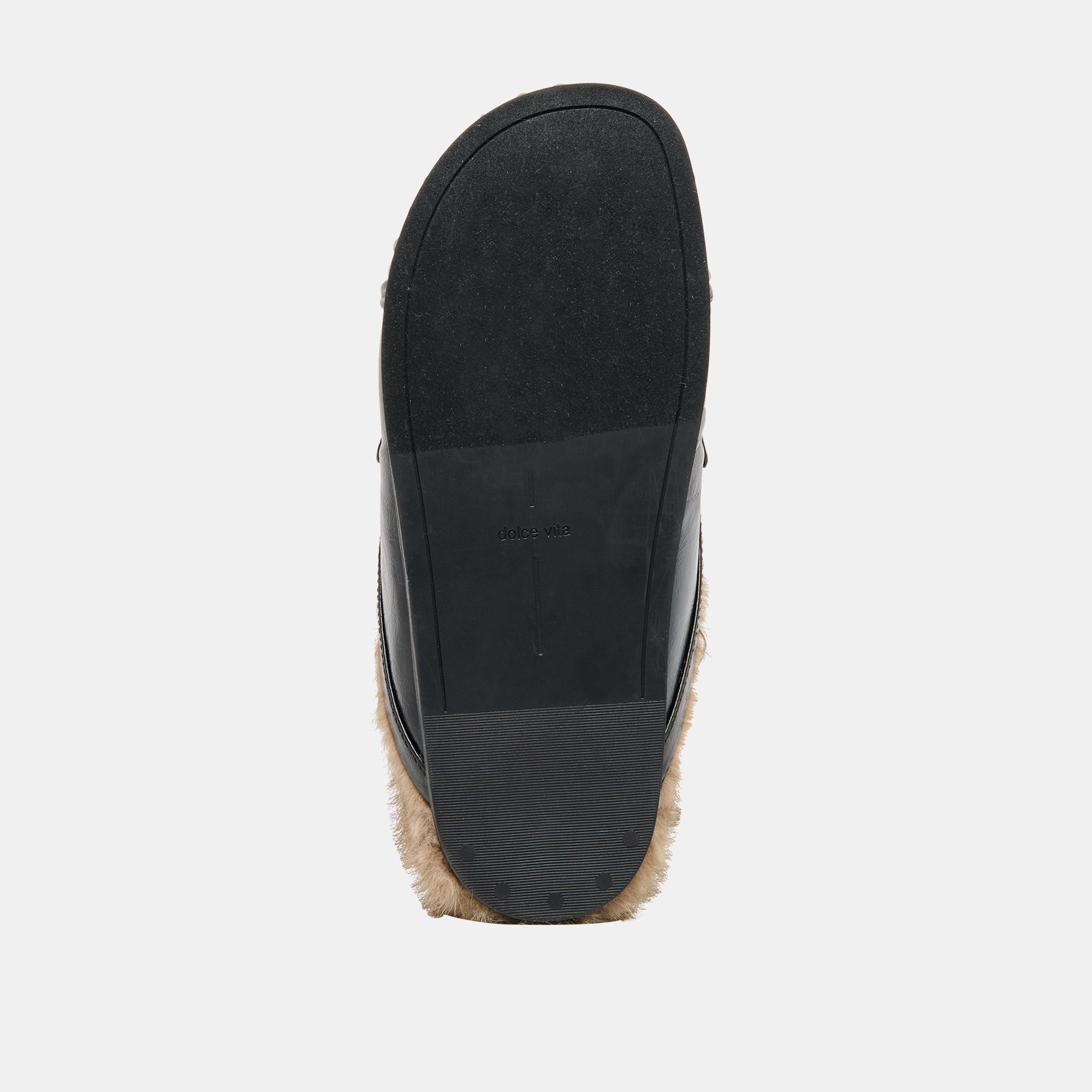 JODERO PLUSH FLATS BLACK LEATHER - Image 12
