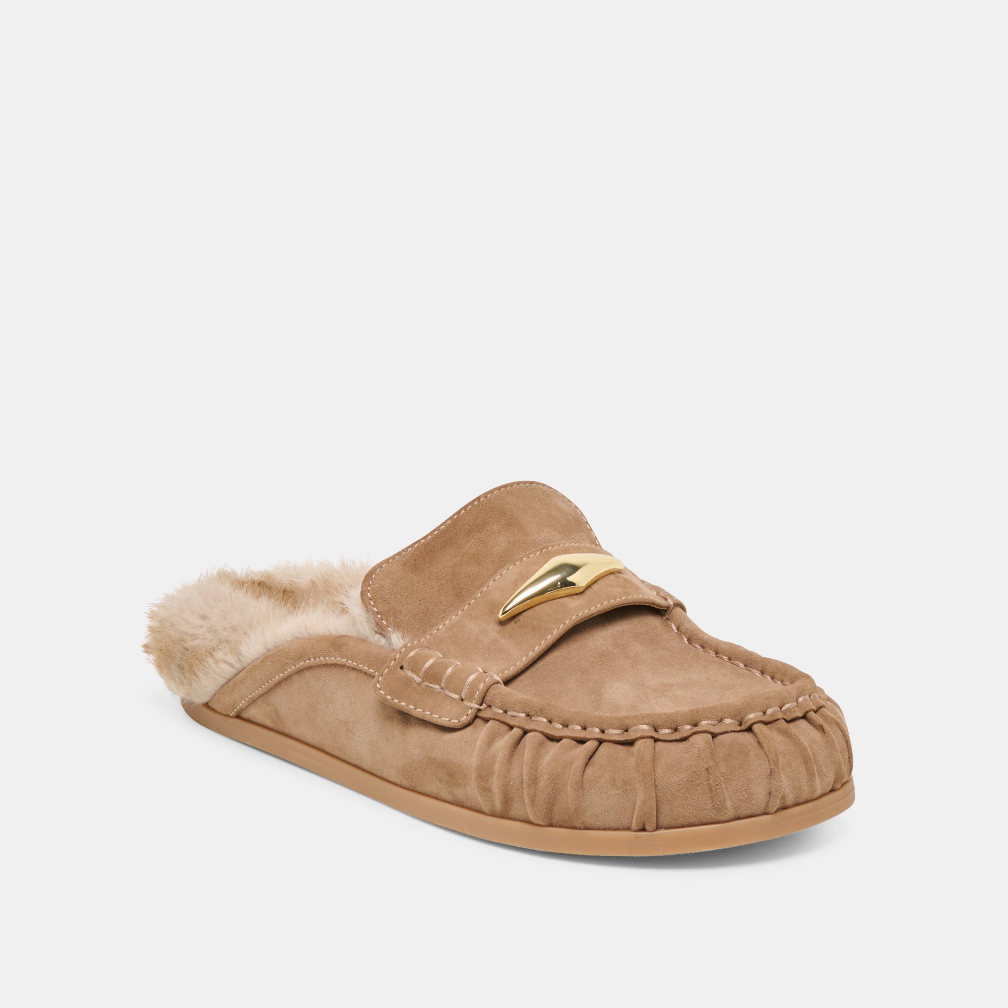 JODERO PLUSH FLATS MUSHROOM SUEDE - Image 3