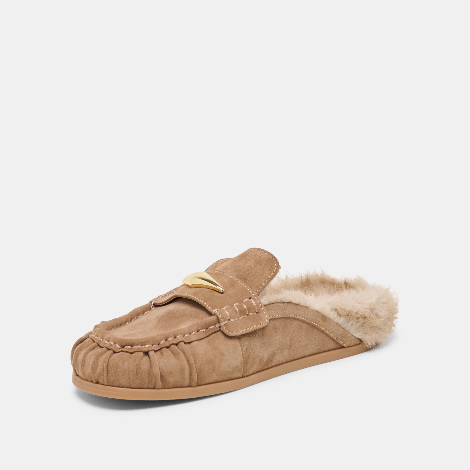 JODERO PLUSH FLATS MUSHROOM SUEDE - Image 7