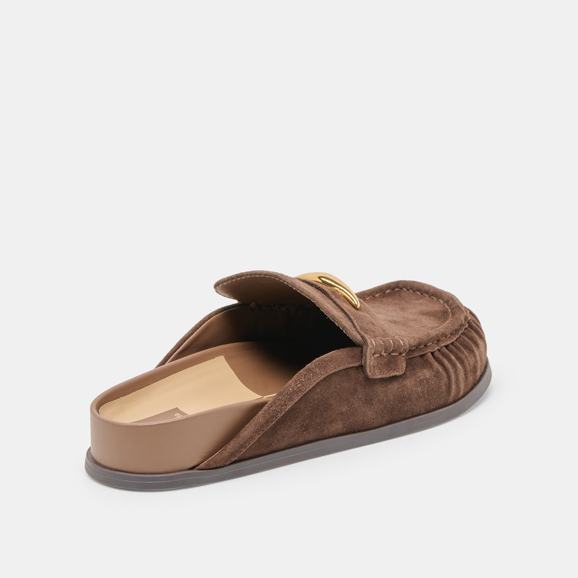 JODERO FLATS DK BROWN SUEDE - Image 5